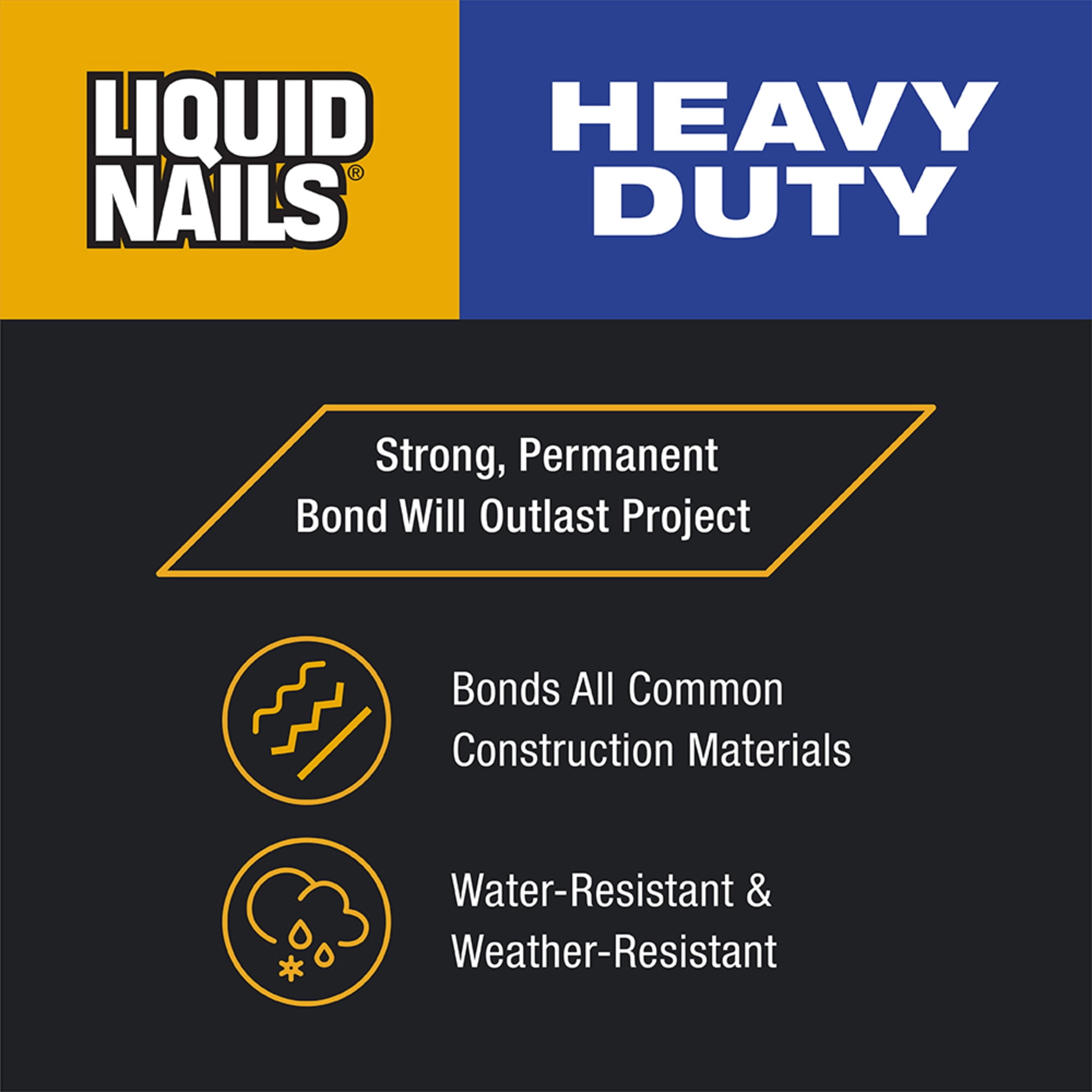 Liquid Nails Heavy Duty Construction Adhesive (White, 10 oz) k5osr - Image 4