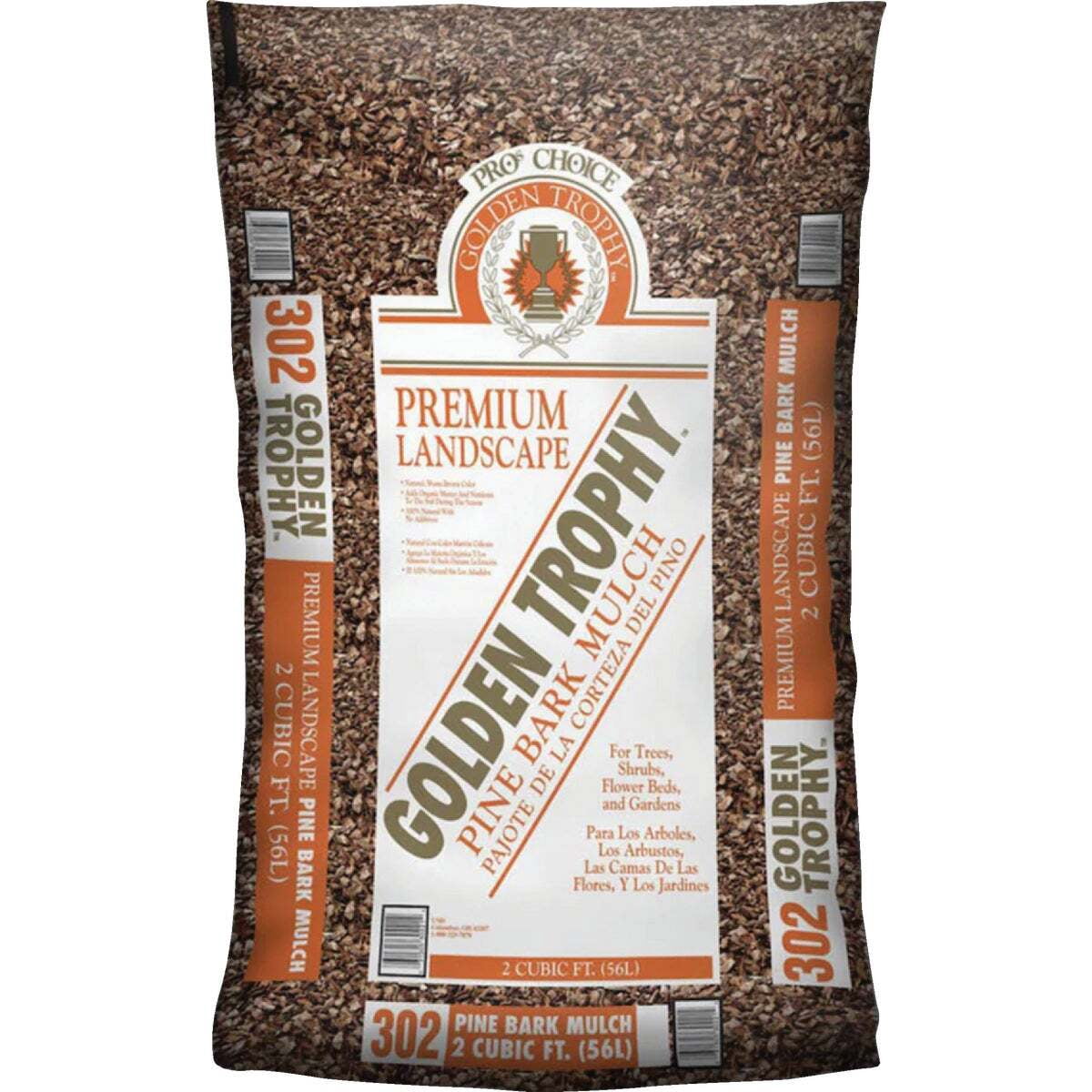 Landscape Select Pine Mulch for Garden Landscaping (Green, 2 cu ft) bj3mg