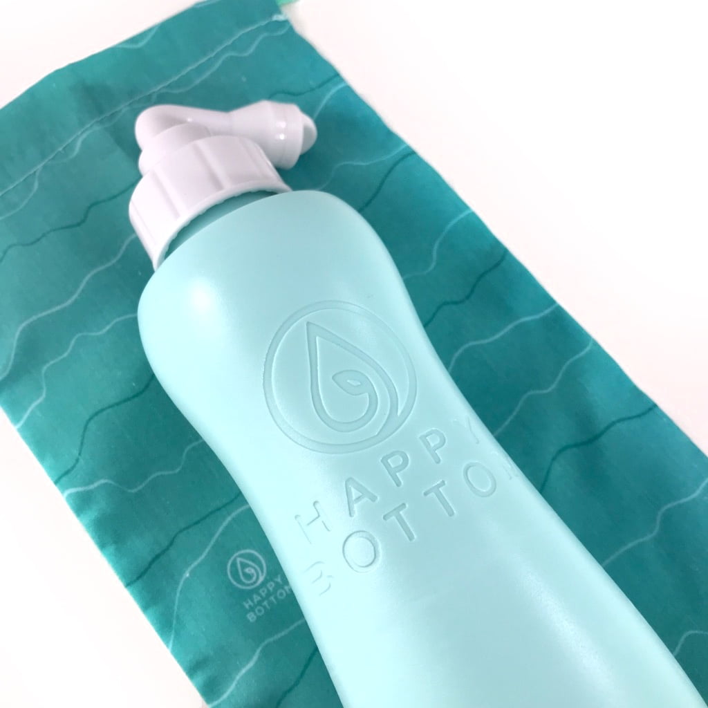 Happy Bottom Portable Bidet Sprayer for Personal Hygiene (Turquoise, 14 fl oz) ybg03