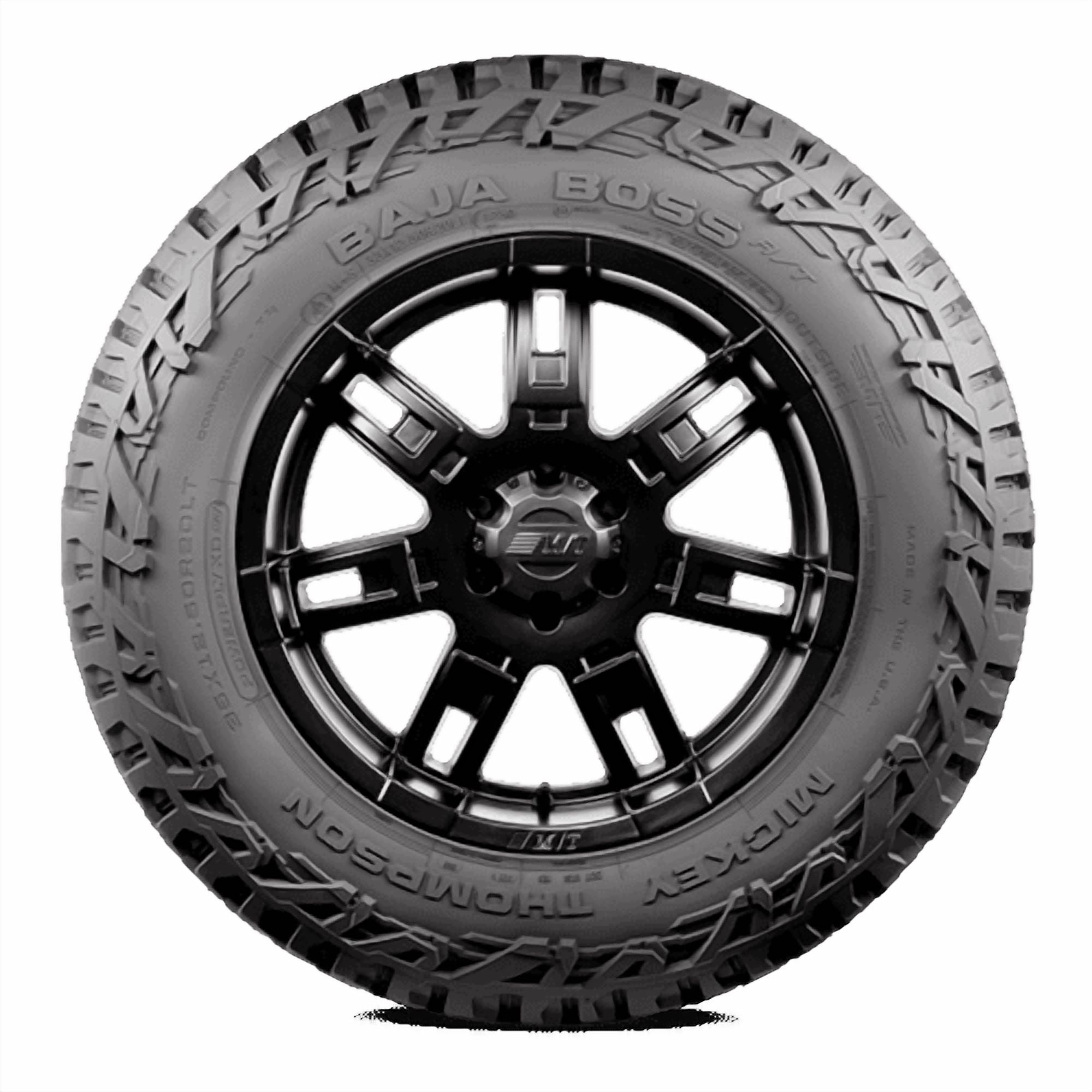 Mickey Thompson Baja Boss A/T All-Terrain Radial Tire (33x12.50R17, 8-Ply, 2-Pack) ark0o