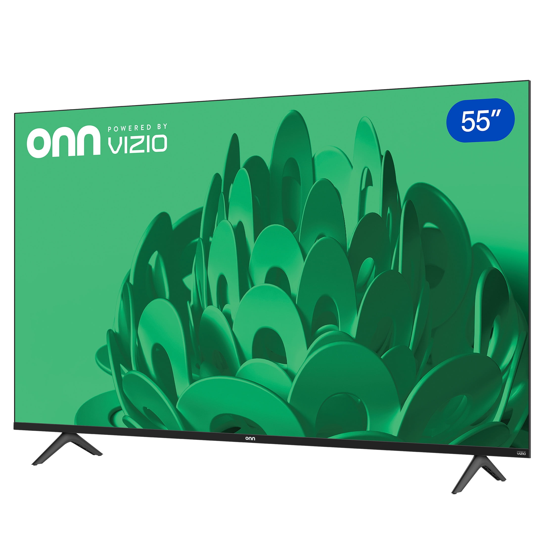 onn 55-inch Class 4K UHD Smart TV Powered by VIZIO (Black, 55 in) wdyxr