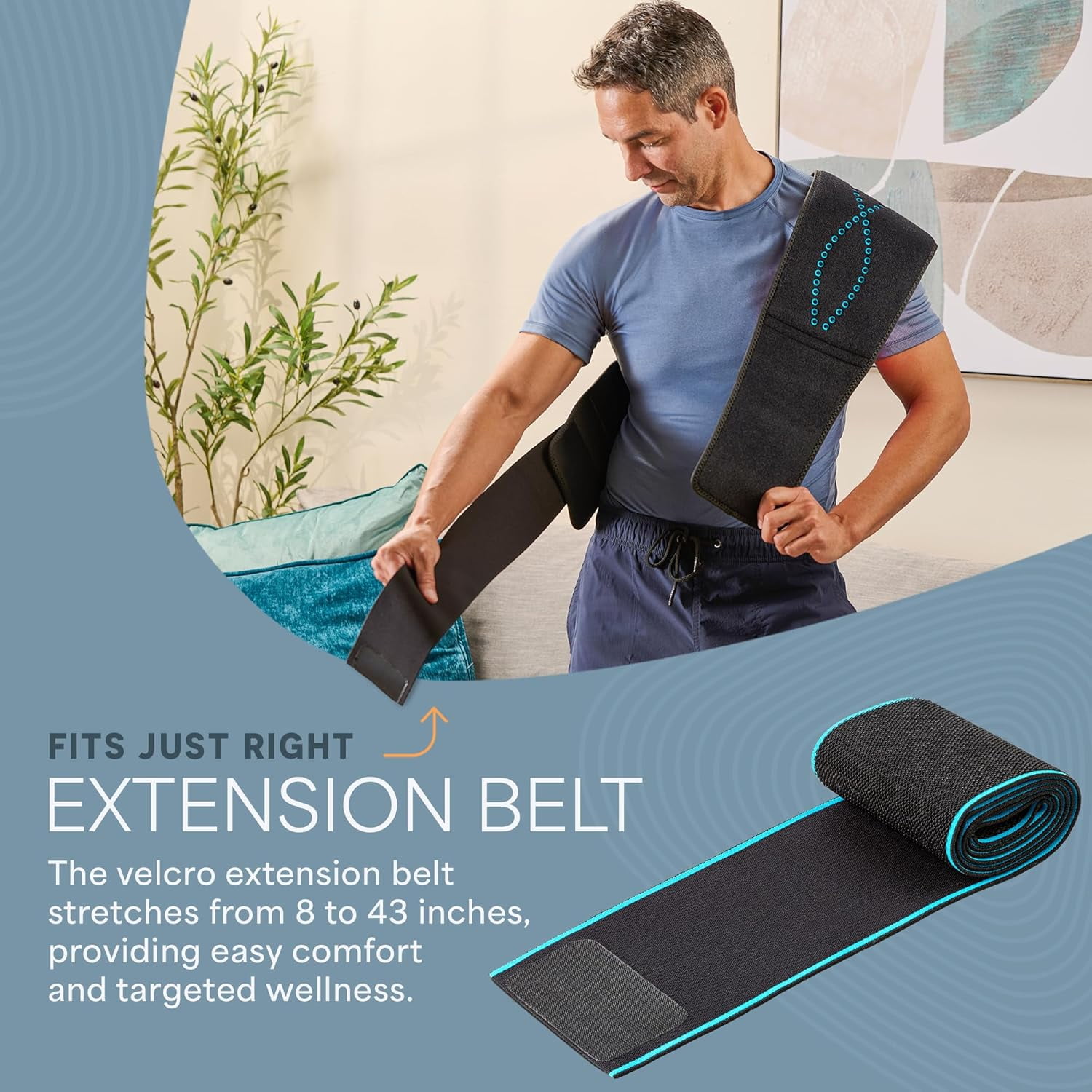 Lifepro Infrared Red Light Therapy Belt, Portable LED Wrap for Muscle Recovery and Pain Relief (Black, 1.2 lb) eozxl