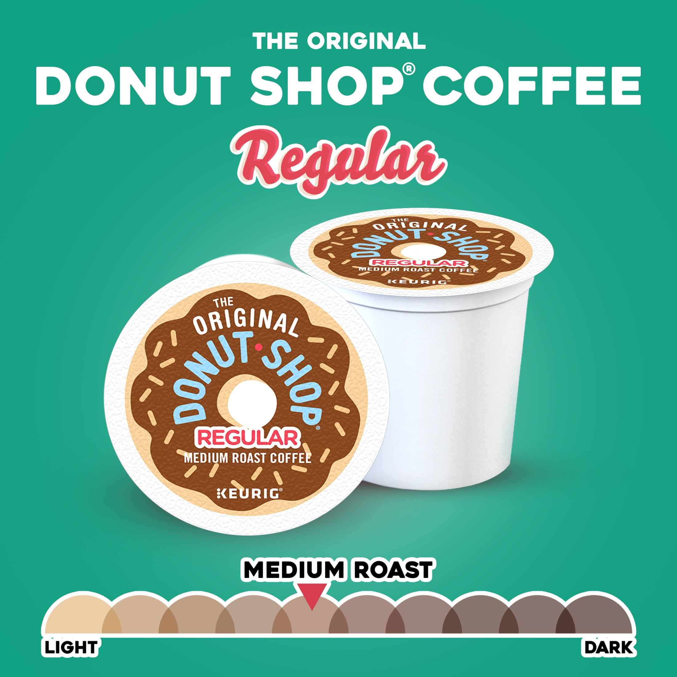 The Original Donut Shop Medium Roast Coffee K-Cup Pods (Regular, 96 Count) kbssc