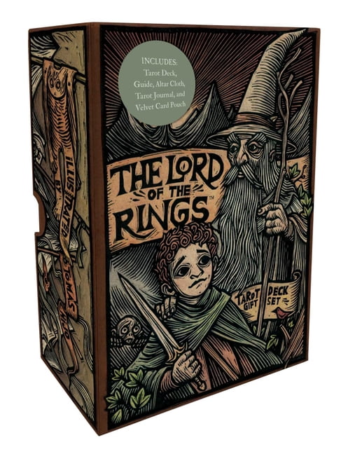 Casey Gilly The Lord of the Rings Tarot Deck and Guidebook Gift Set (Hardcover, 78 Cards) cx5mm