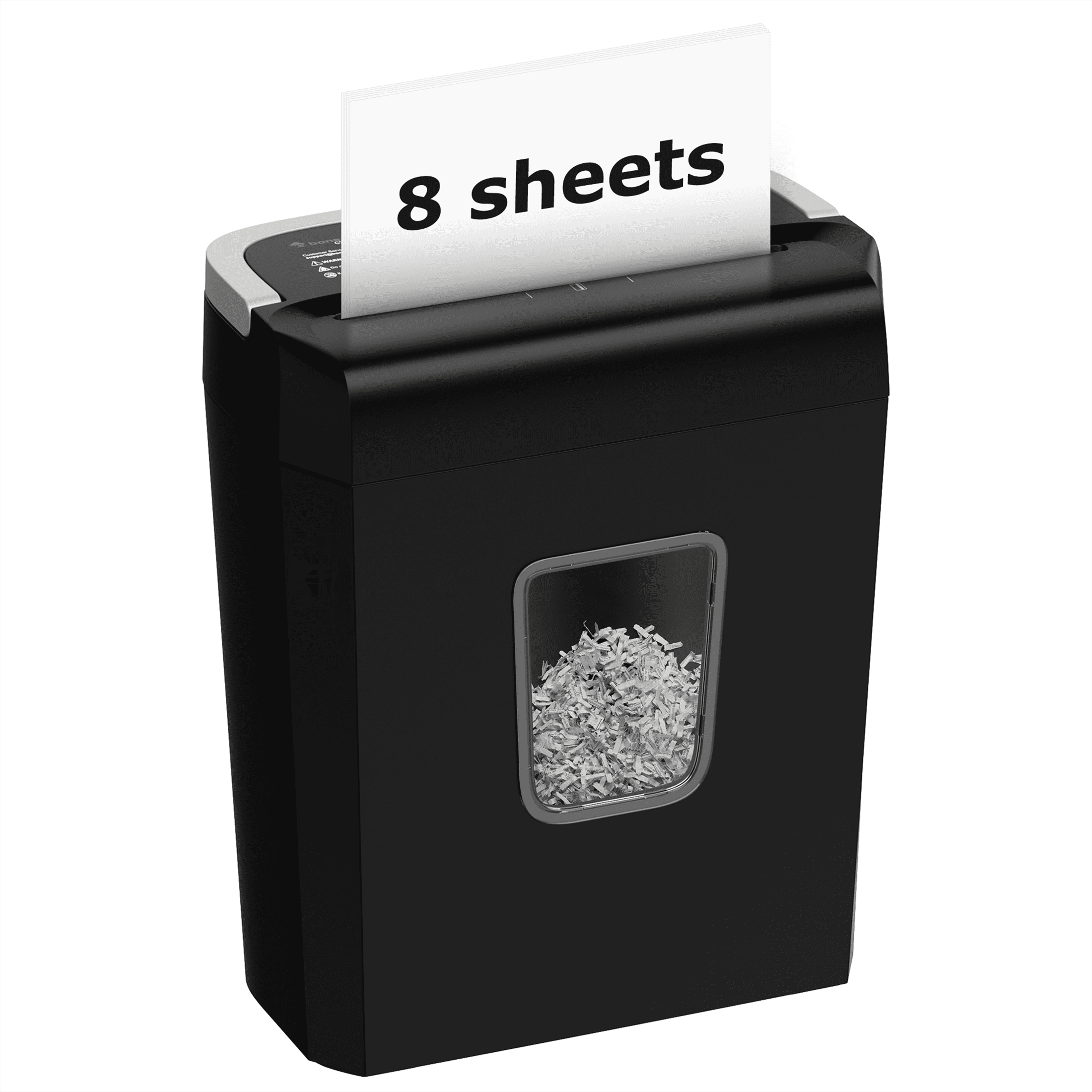 Bonsaii C277-C 8-Sheet Cross-Cut Paper Shredder for Home Office (3.4 Gallon) yqyfb