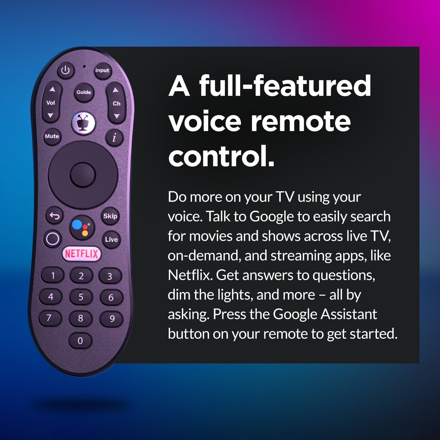 TiVo Stream 4K Media Player with Voice Remote and Google Assistant (Black, 1 Pack) o3glk