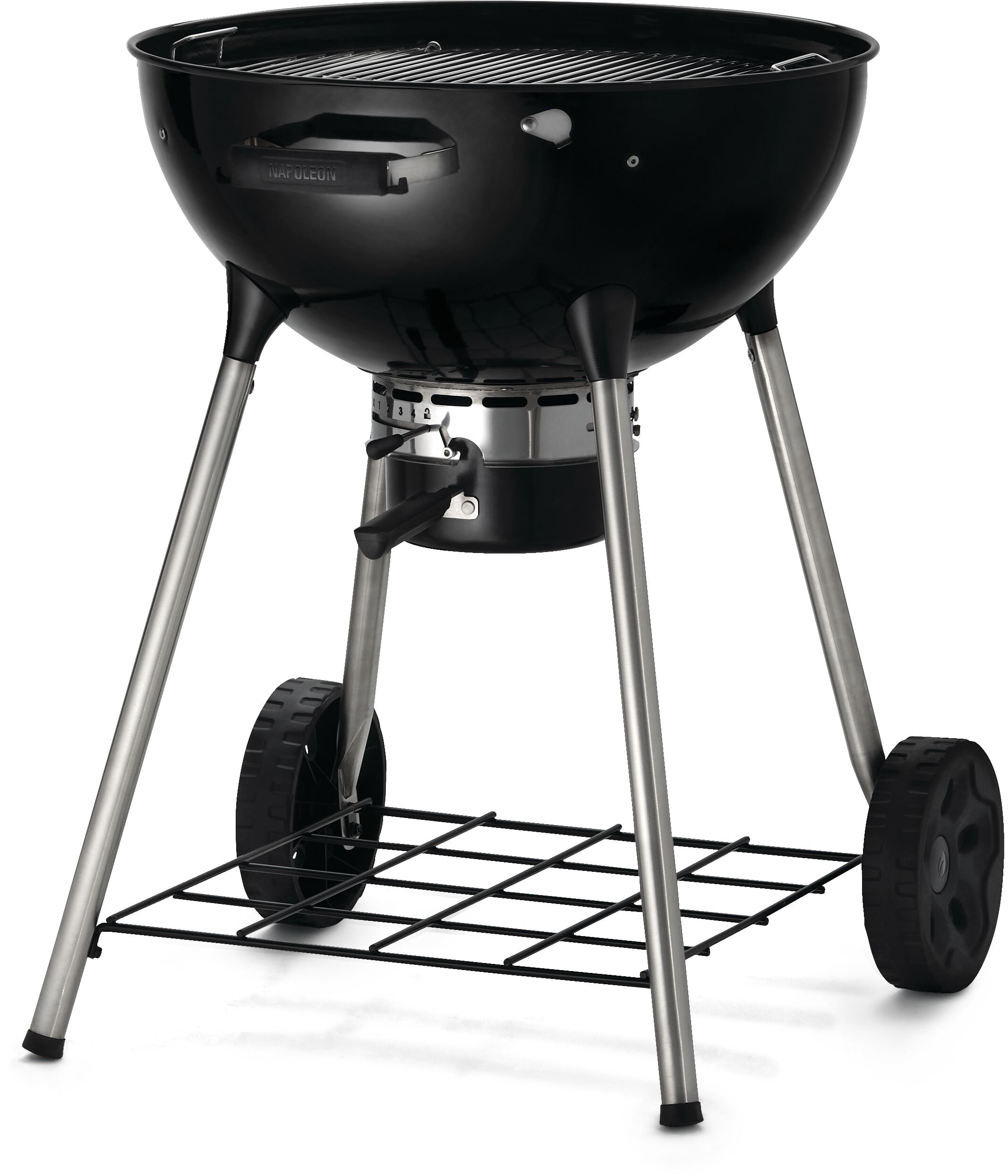 Napoleon 22 in. Kettle Charcoal Grill with Vortex Heat Management (Black, 22 in.) x241b