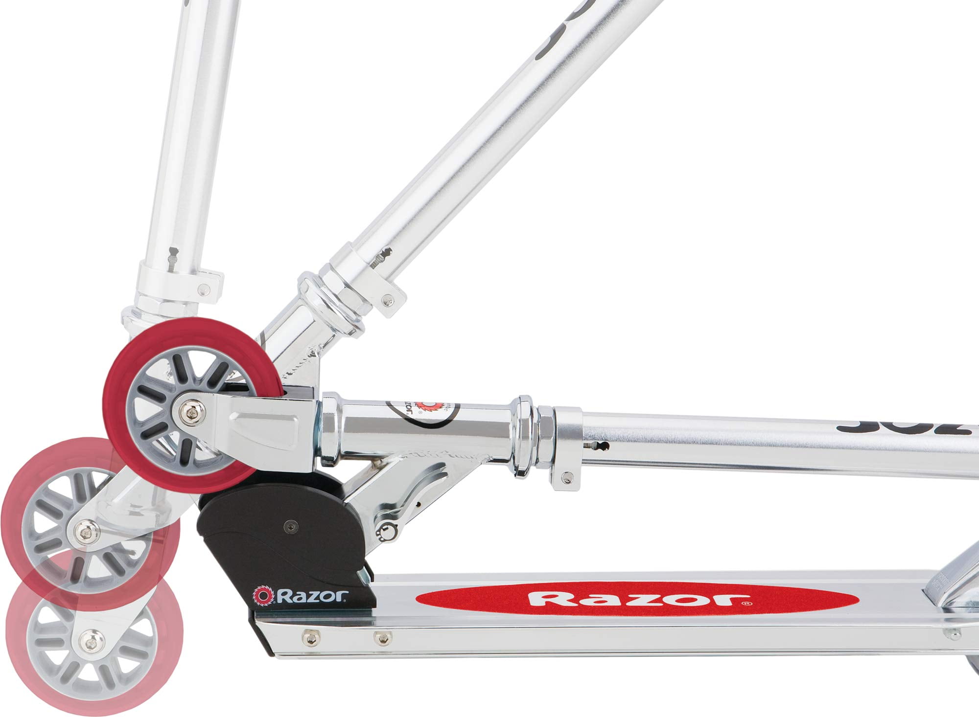 Razor A Kick Scooter Lightweight Foldable Design (Red, One Size) ze2q8