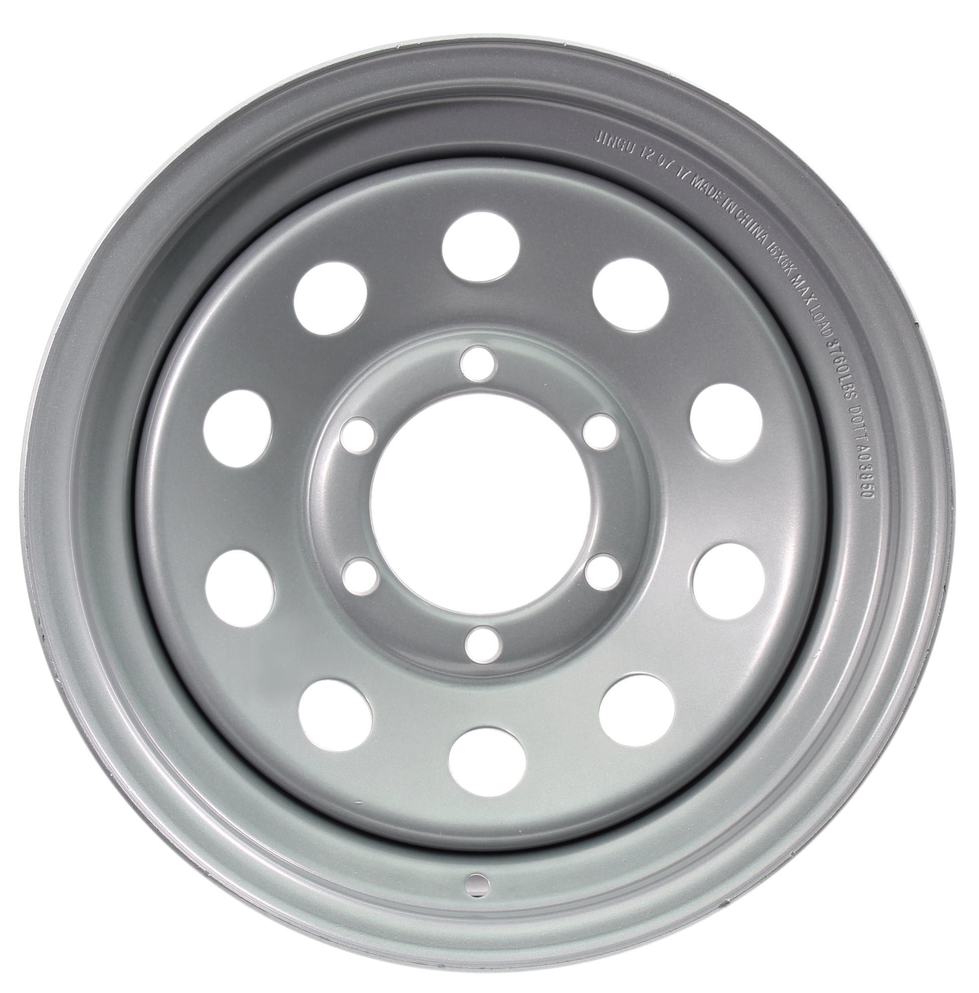 eCustomRim Trailer Wheel Rim (Silver, 16x6 in, 2-Pack) rxvkz