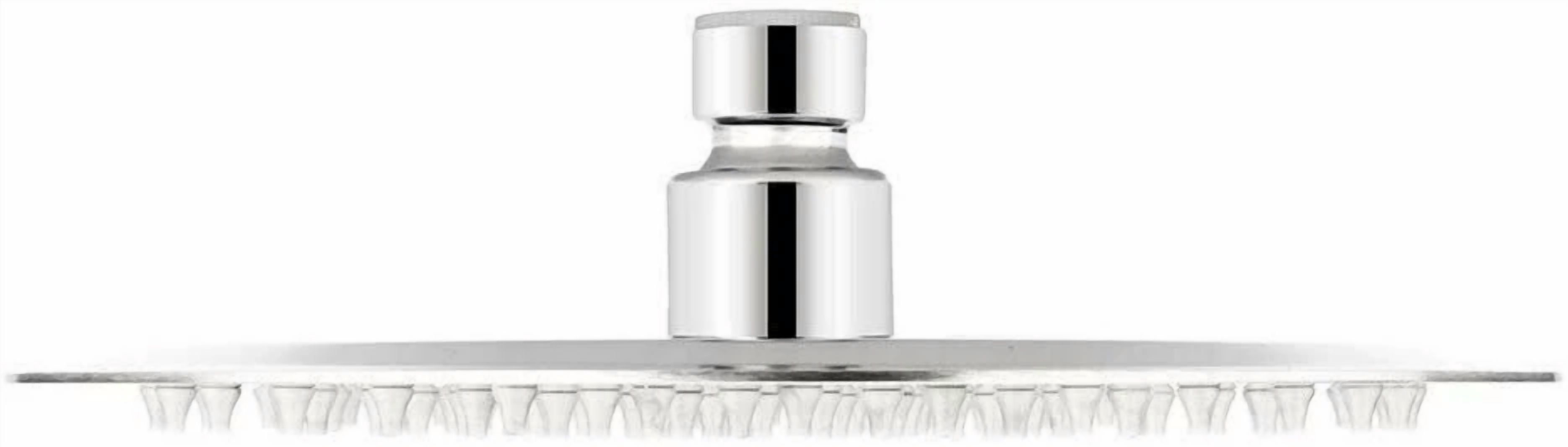 KLYNE 8 in Round Rainfall Shower Head High-Pressure Bathroom Rain Sprayer (Silver, 8 in) c4kvk