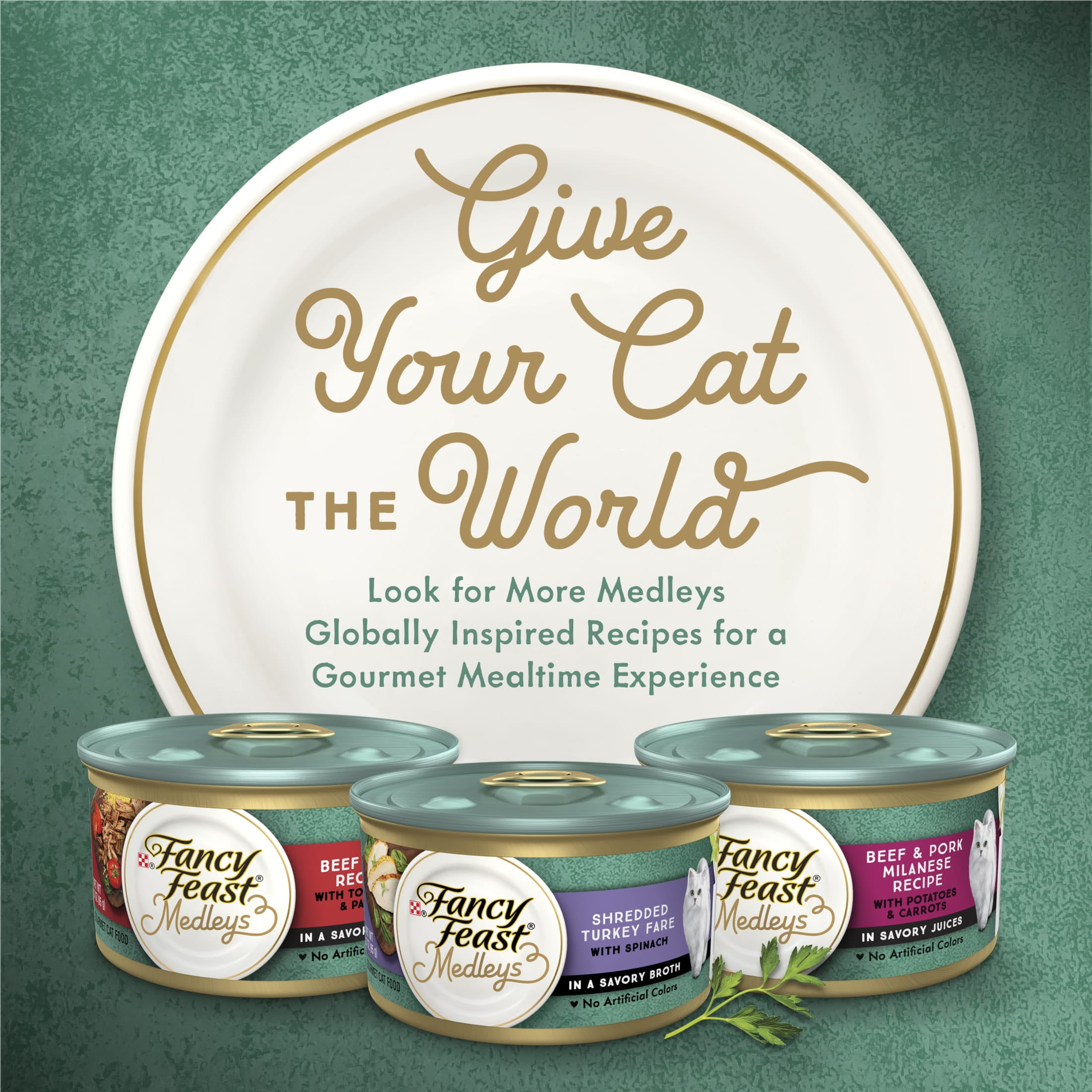Fancy Feast Medleys Salmon Primavera Wet Cat Food (Salmon, 3 oz) hnb04