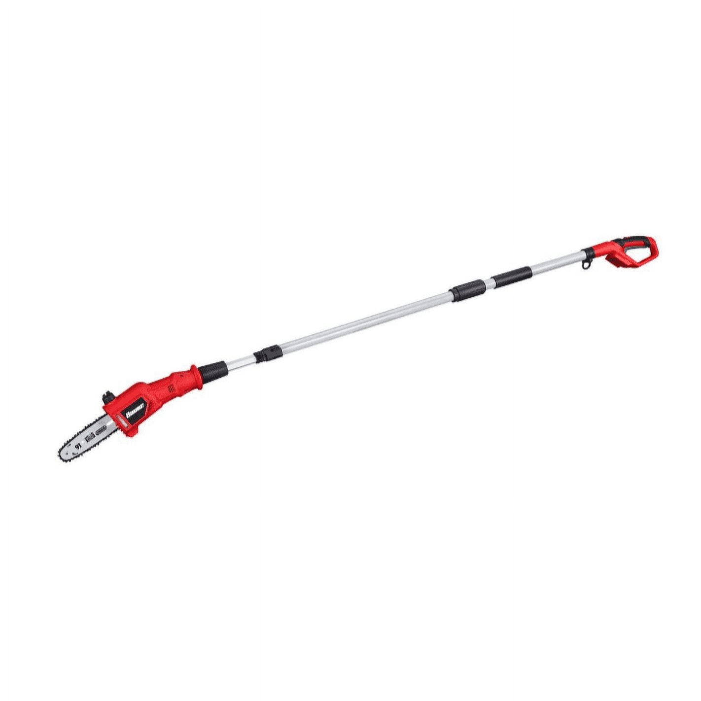 Bauer 20V Cordless Extendable Pole Saw (Red, 8 in Bar, 9.25 ft Length) p7bds