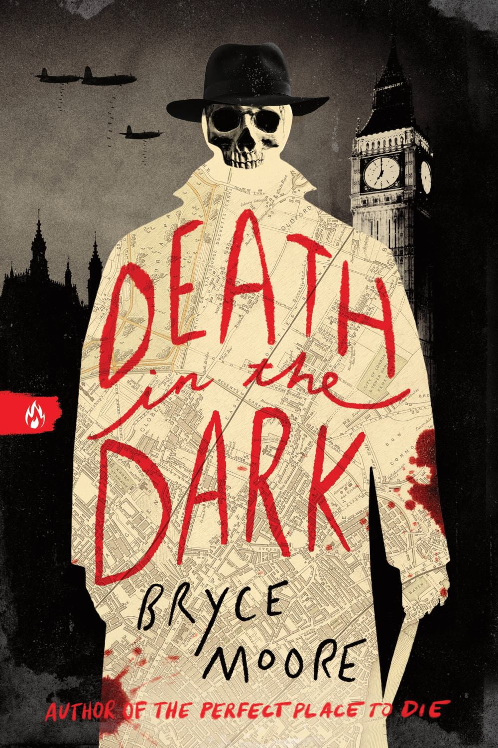 Bryce Moore Death in the Dark Suspense Thriller Novel (Paperback) l17pv