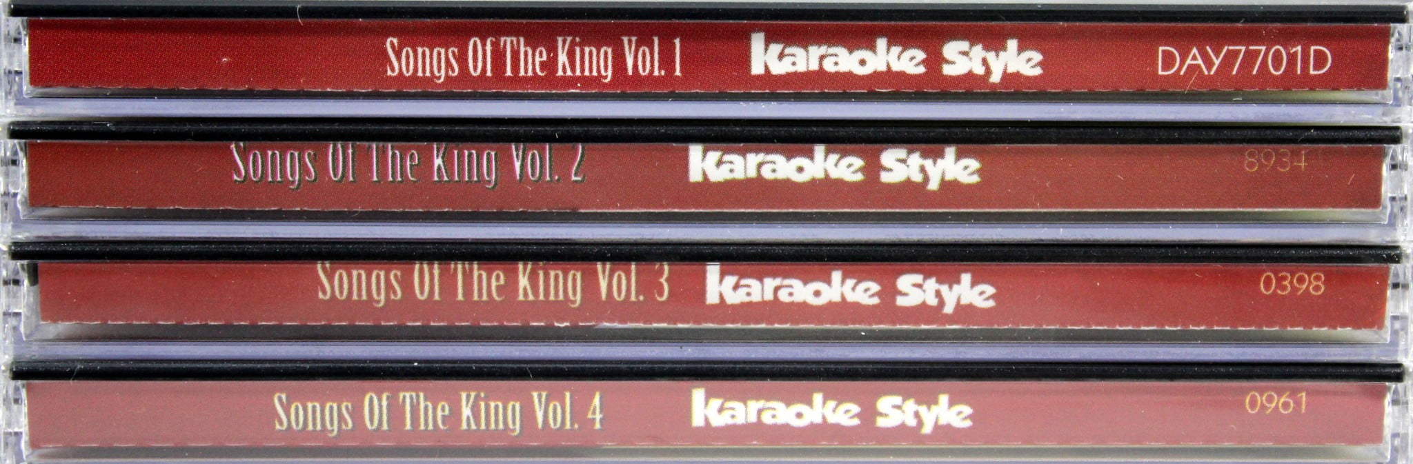 Elvis Presley Songs of the King Christian Karaoke Collection (4-Disc Set, 24 Tracks) nfd3p