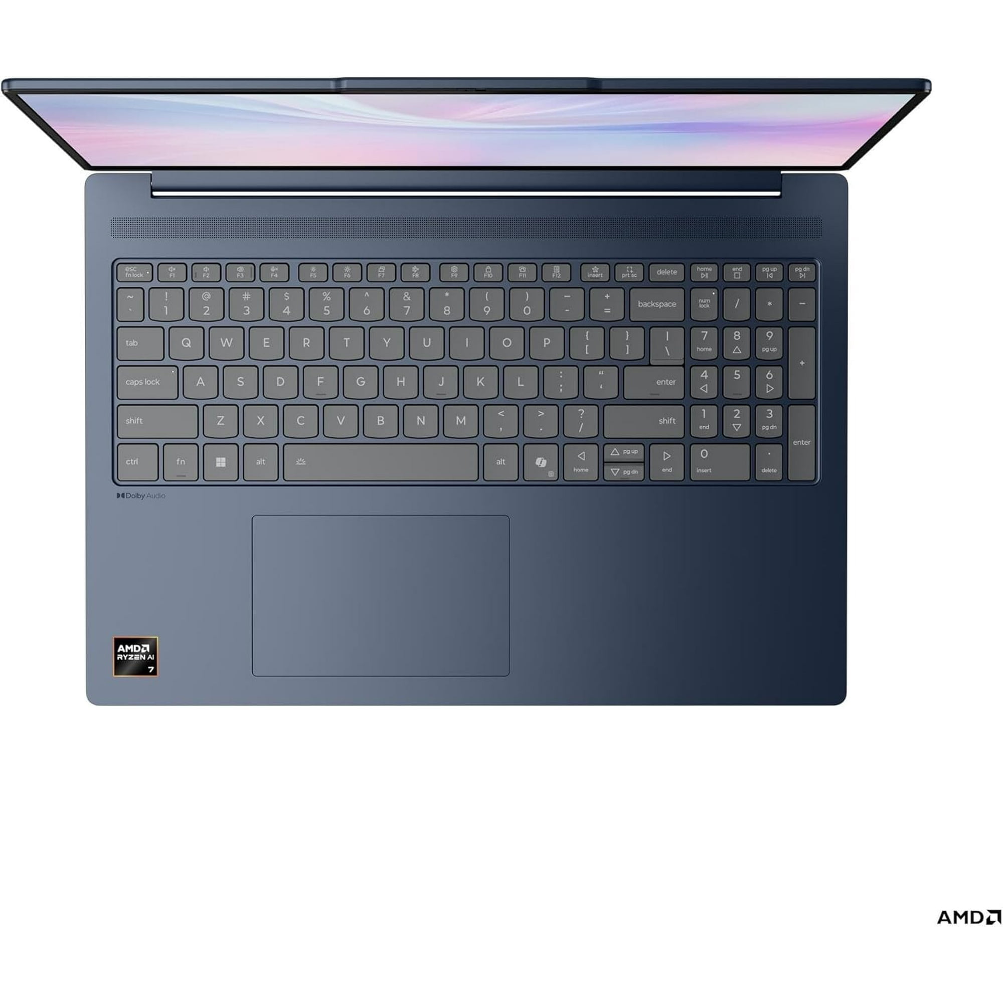 Lenovo IdeaPad Slim 5 Laptop, AMD Ryzen AI 7 350, 16 in WUXGA IPS Touchscreen, 16GB RAM, 1TB SSD, Wi-Fi 7, Windows 11 Pro (Cosmic Blue, 16 in) vrm24