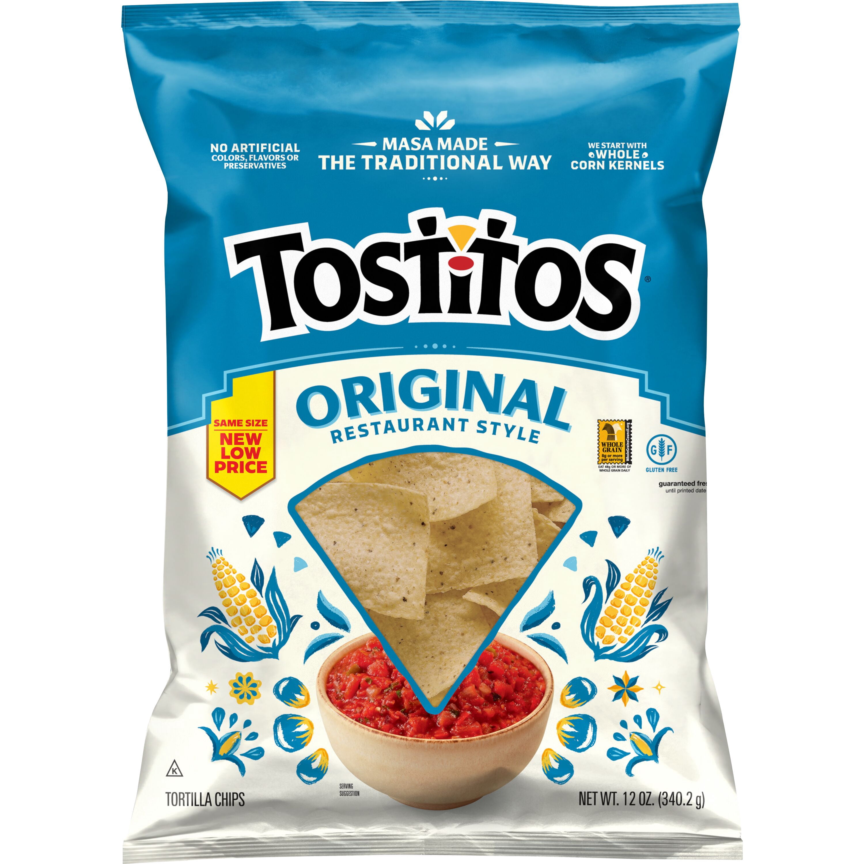 Tostitos Restaurant Style Original Tortilla Chips (Original, 12 oz) k5jdf