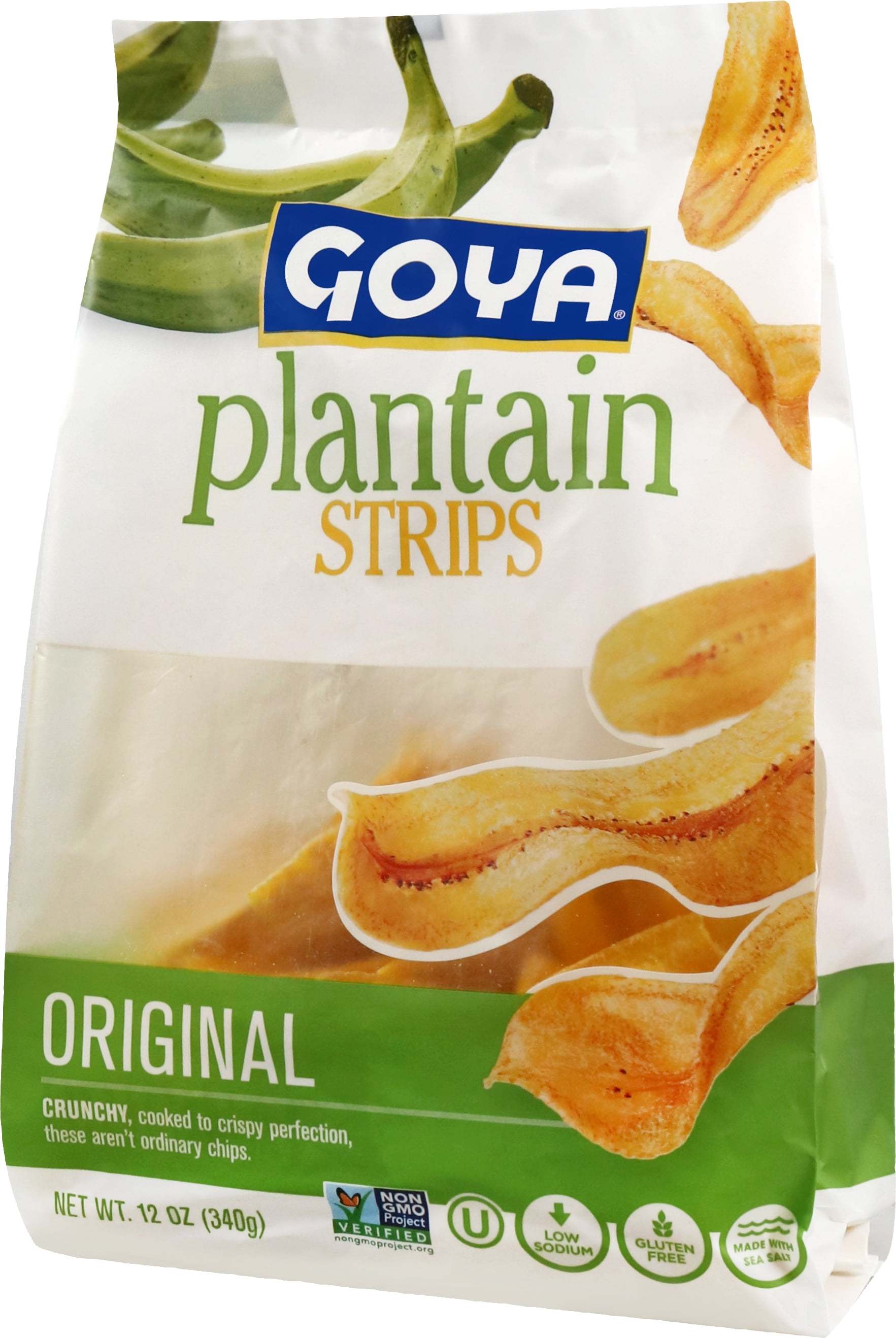 Goya Plantain Strips, Crispy Savory Snack, Non-GMO & Gluten Free (12 oz) zfp8v