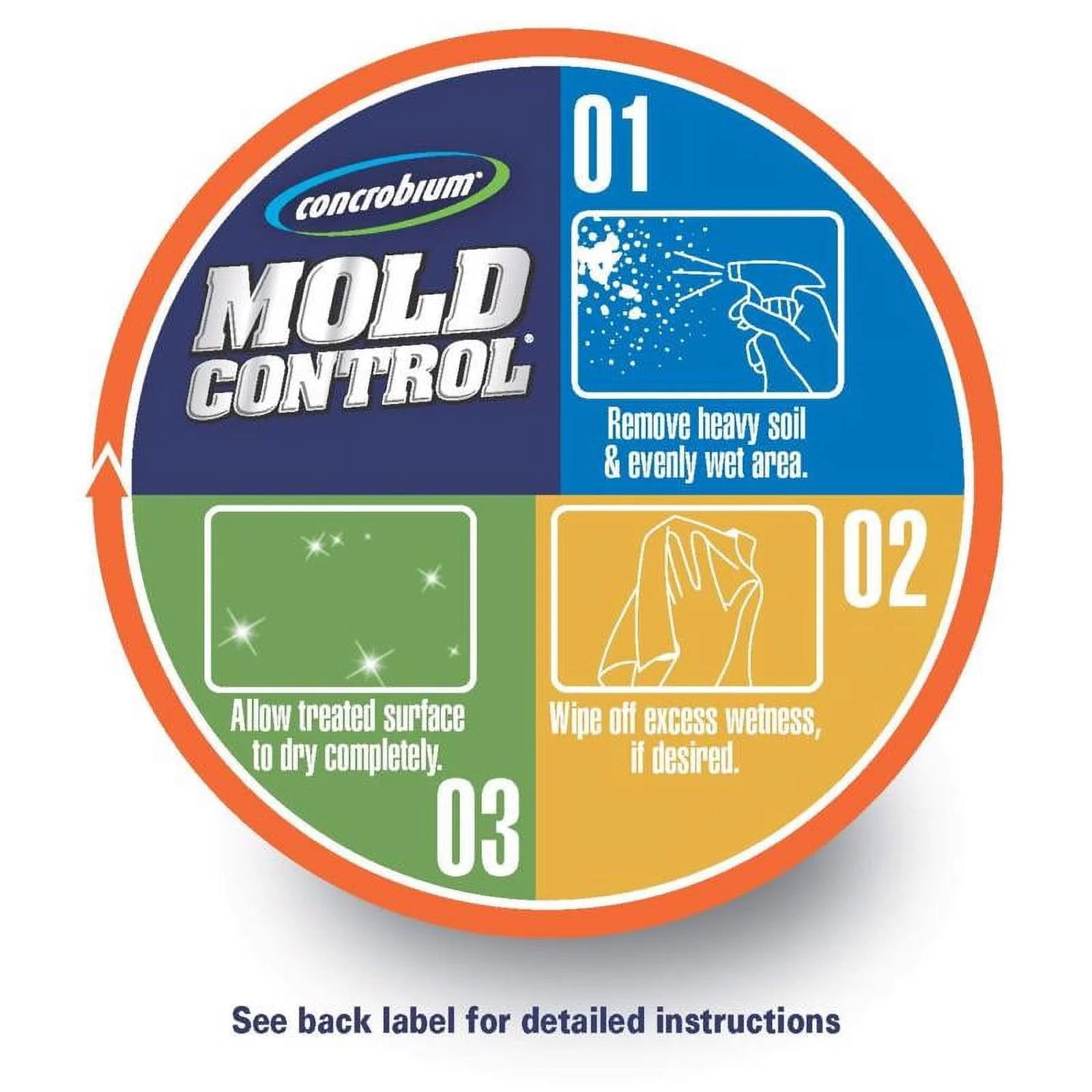 Concrobium Mold Control Multi-Purpose Cleaner and Mildew Remover (32 oz) fy0tq