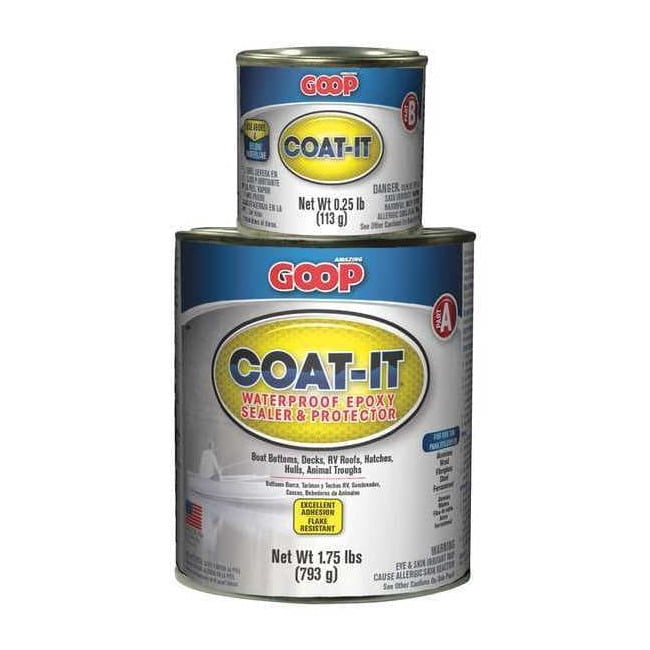 Amazing GOOP Epoxy Sealer Heavy-Duty Adhesive (Gray, 2 lb) 89w5d