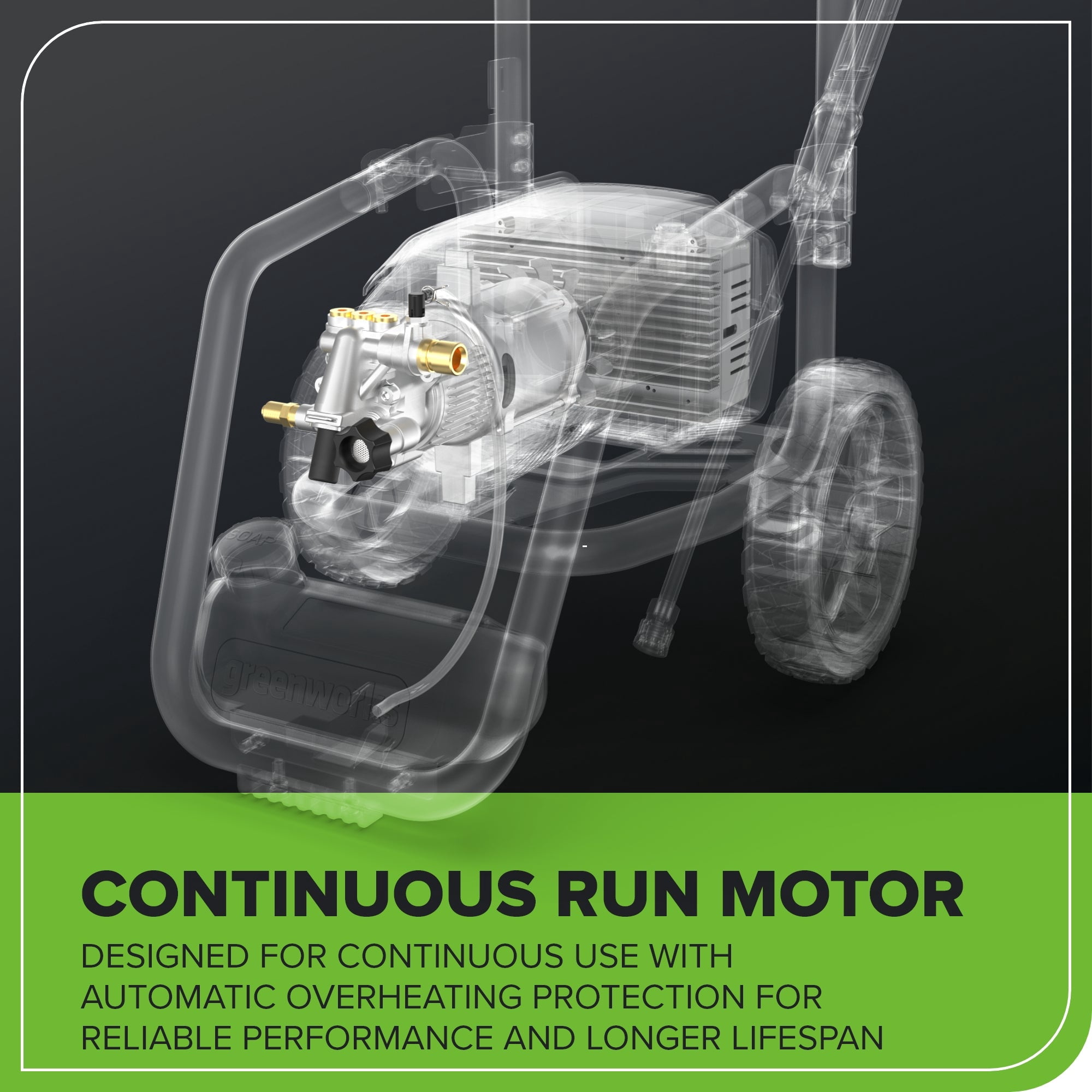 Greenworks Electric Pressure Washer, 2700 PSI 2.3 GPM Max, TruBrushless Motor Technology (2700 PSI) jjuh7
