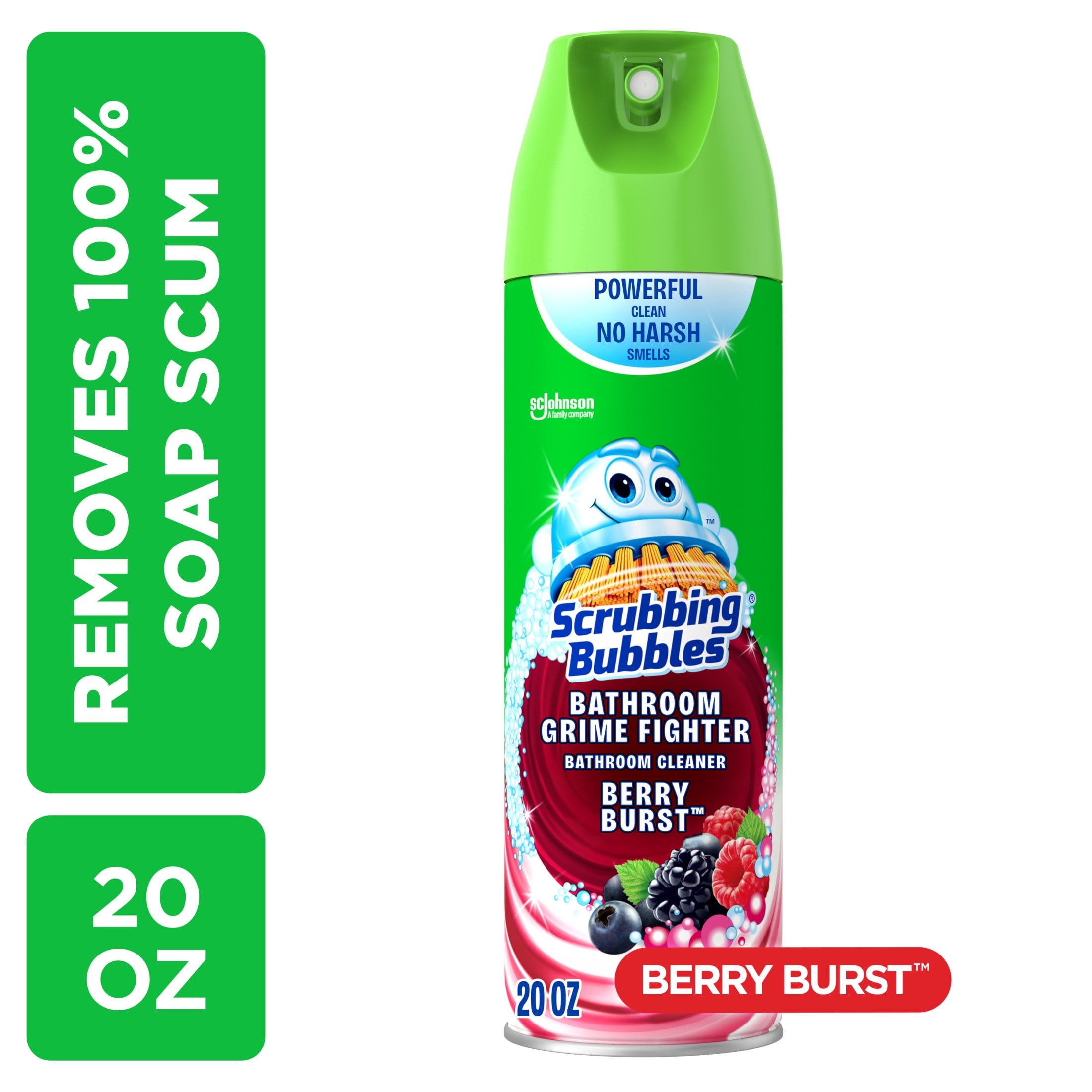 Scrubbing Bubbles Bathroom Grime Fighter Disinfectant Spray (Berry Burst, 20 oz) zlest
