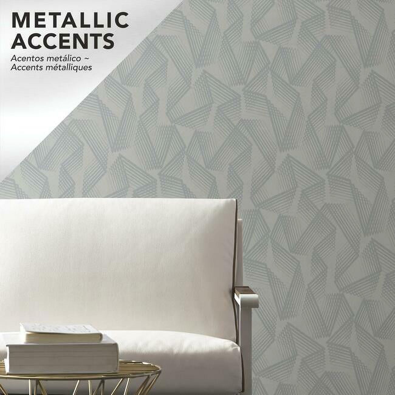RoomMates Acceleration Peel and Stick Wallpaper (Grey, 20.5 in x 16.5 ft) m2t8m