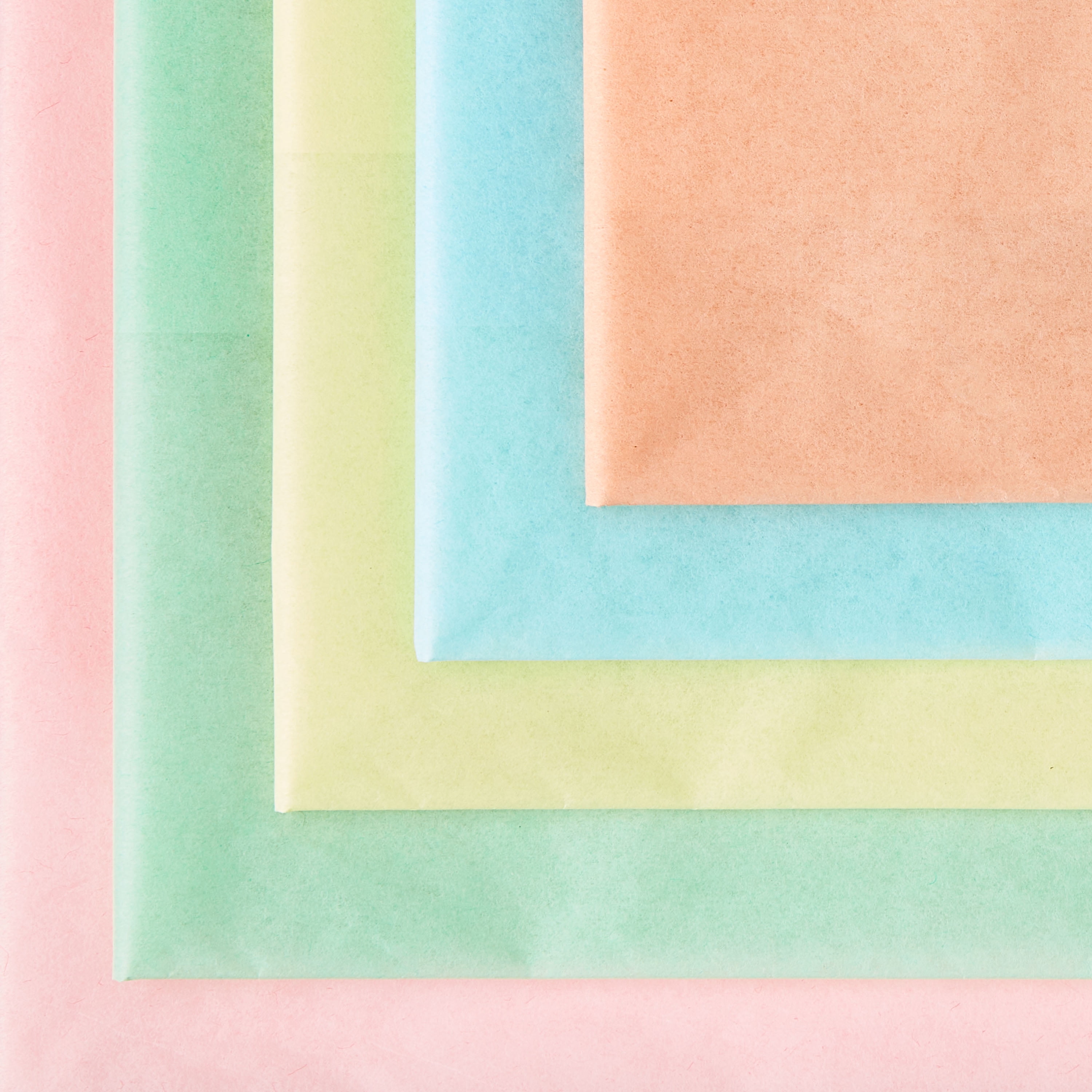 Way To Celebrate Multicolor Pastel Tissue Paper for Gift Wrapping and Crafts (Multicolor, 12 Count, 20 in x 20 in) 21s7d