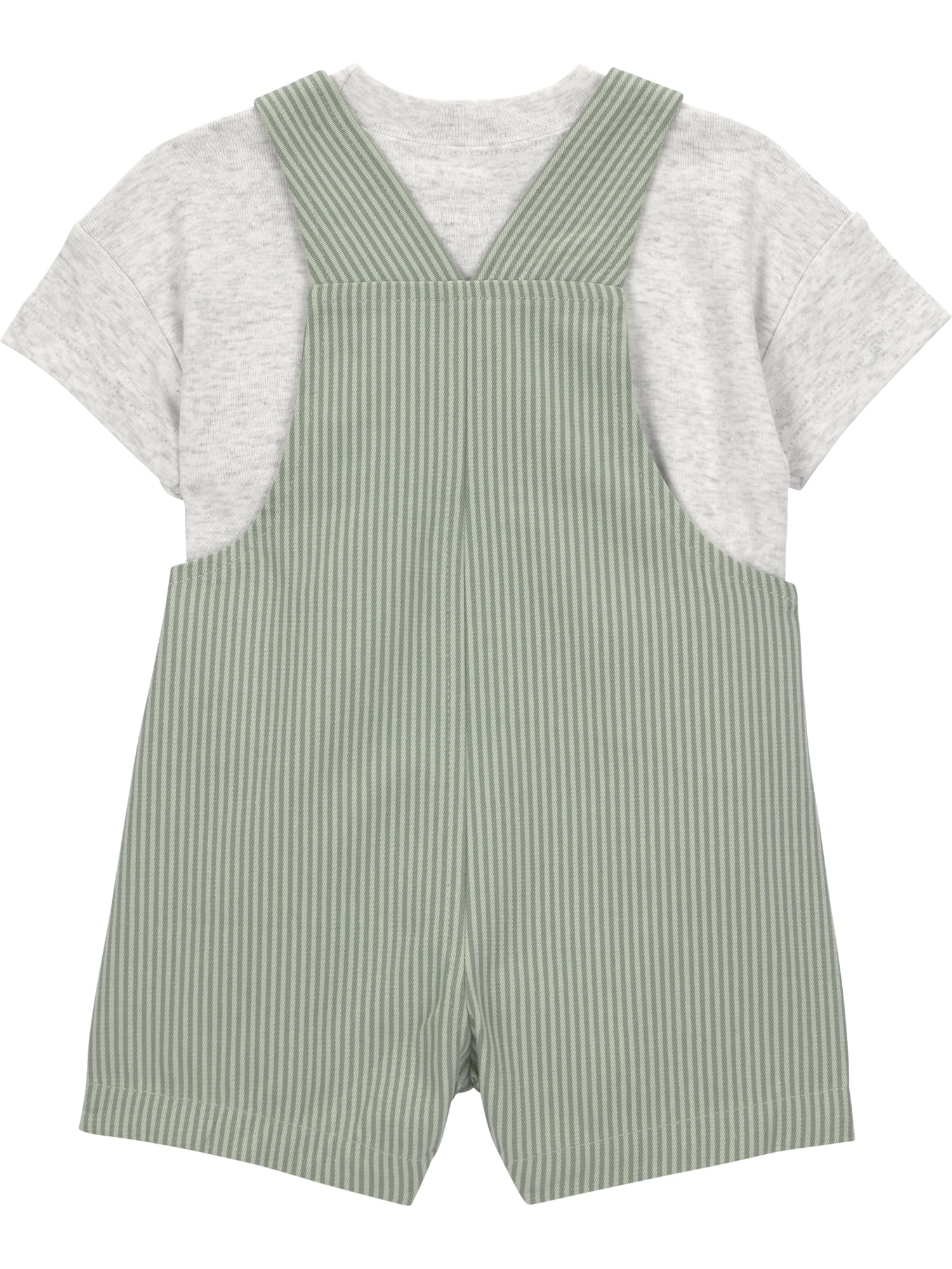 Carter's Child of Mine Baby Boy Overalls Set (Green, 0-3 Months) 342hv