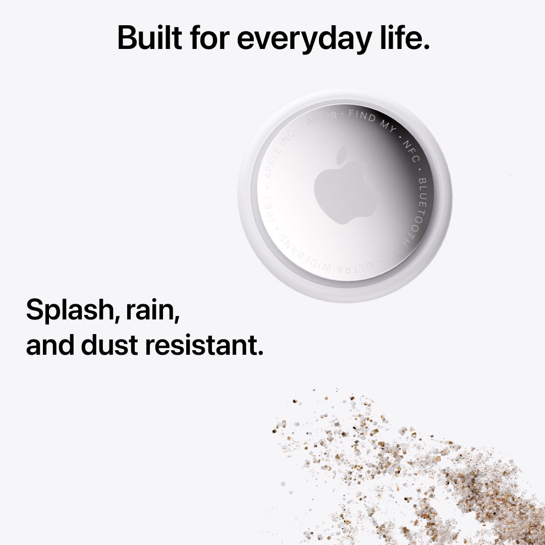 Apple AirTag (2nd Generation) Item Tracker with Precision Finding and Enhanced Speaker (Silver, 1 Pack) y1cf4