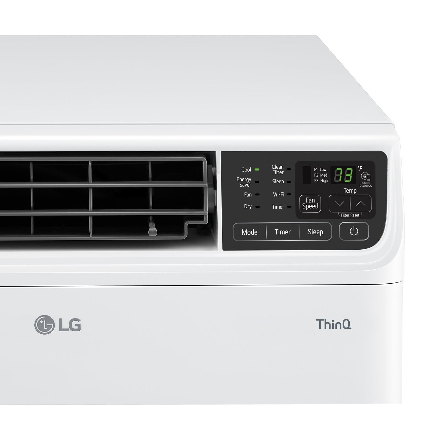 LG Dual Inverter Window Air Conditioner with Wi-Fi and Remote (8,500 BTU, 350 sq. ft. Coverage) kwkr3