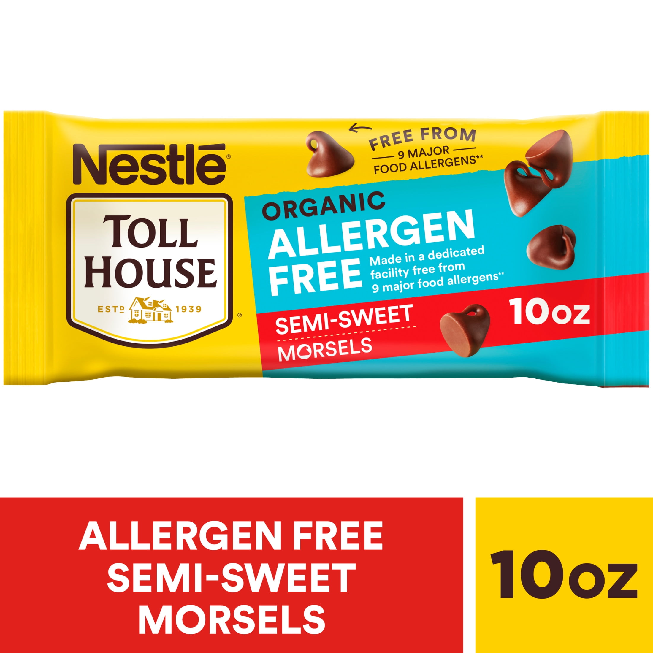 Nestle Toll House Organic Allergen Free Semi-Sweet Chocolate Chips (10 oz) xzzbe