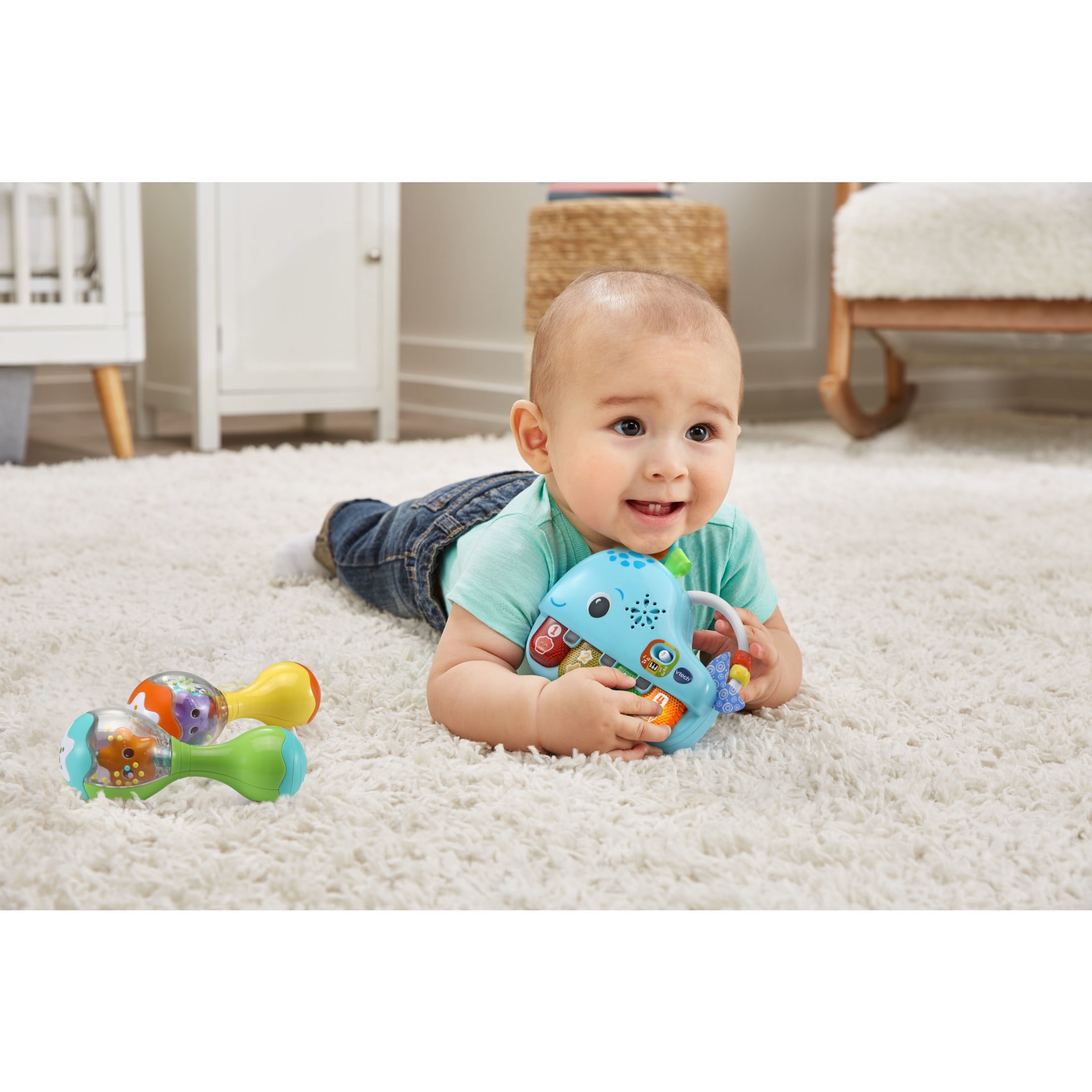 VTech Shake The Sea Ocean Melodies Musical Toy (Multicolor, 1 Pack) y2u1v
