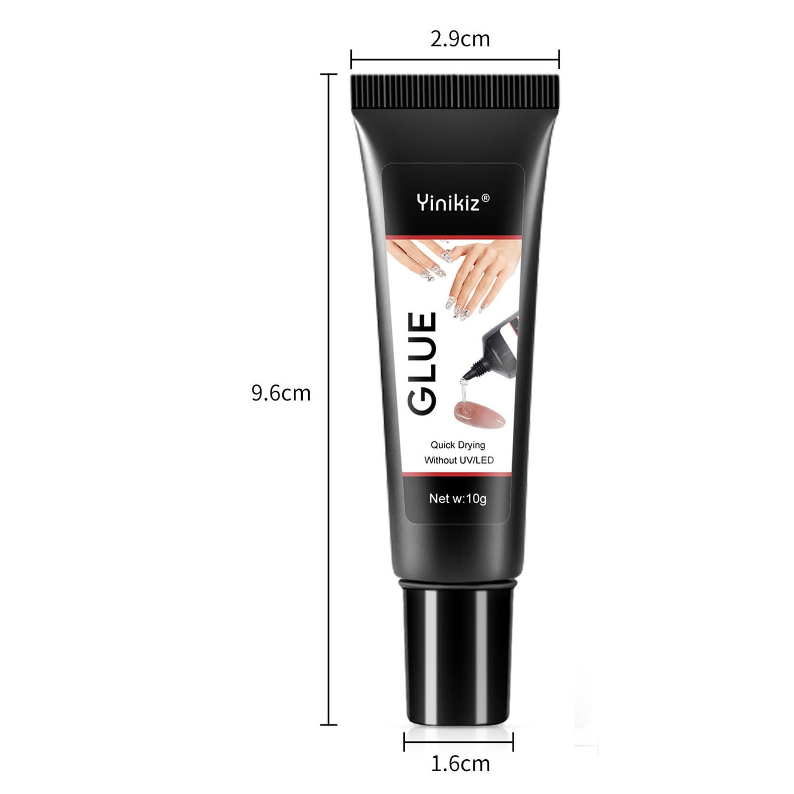 Loyerfyivos Semi Solid Nail Glue Gel for Press-on Nails and Acrylic Tips (Long-lasting, 0.5 fl oz) 1iqr5