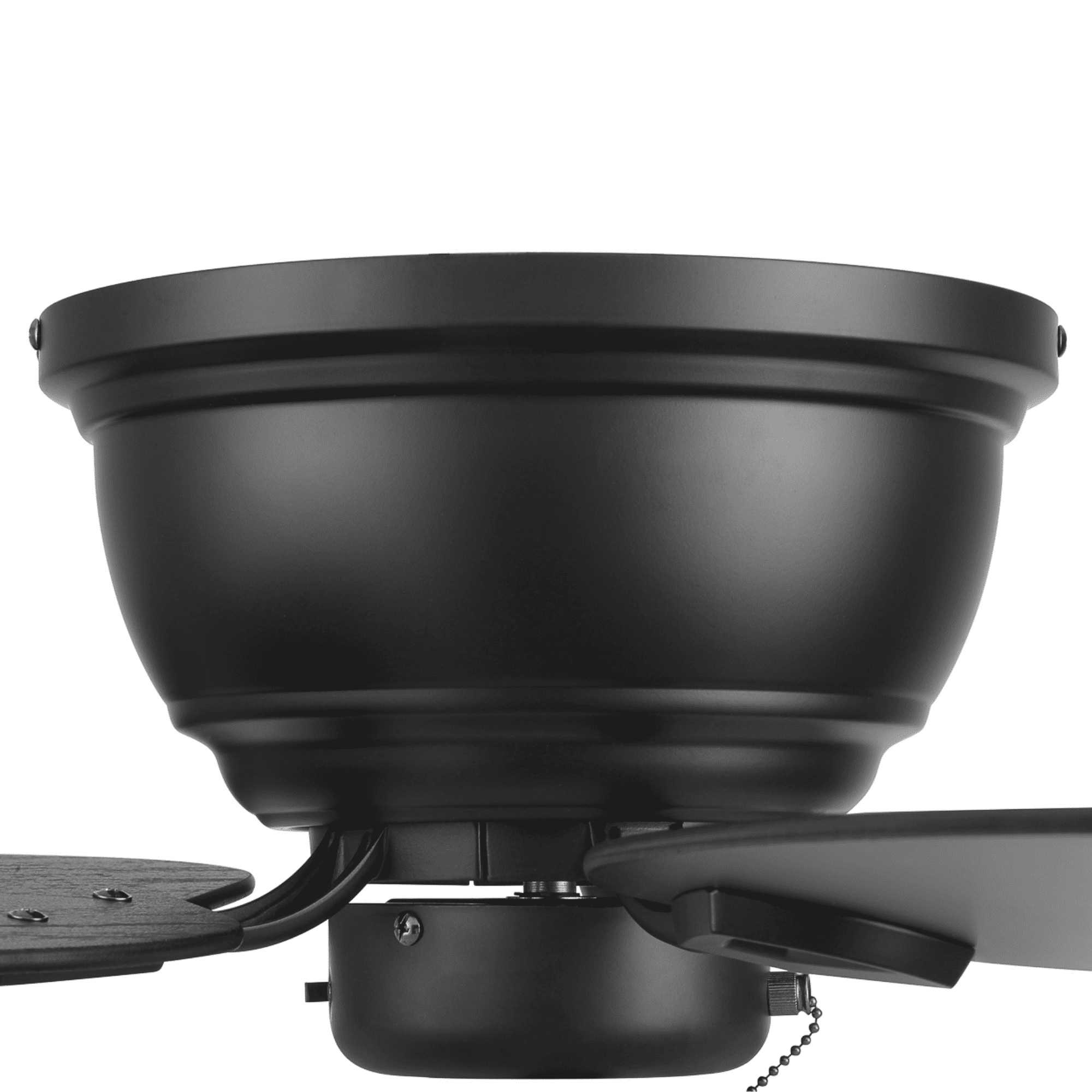 Honeywell Rockford 52 in Traditional Indoor Ceiling Fan with Light, Reversible Motor (Black, 52 in) 205xn