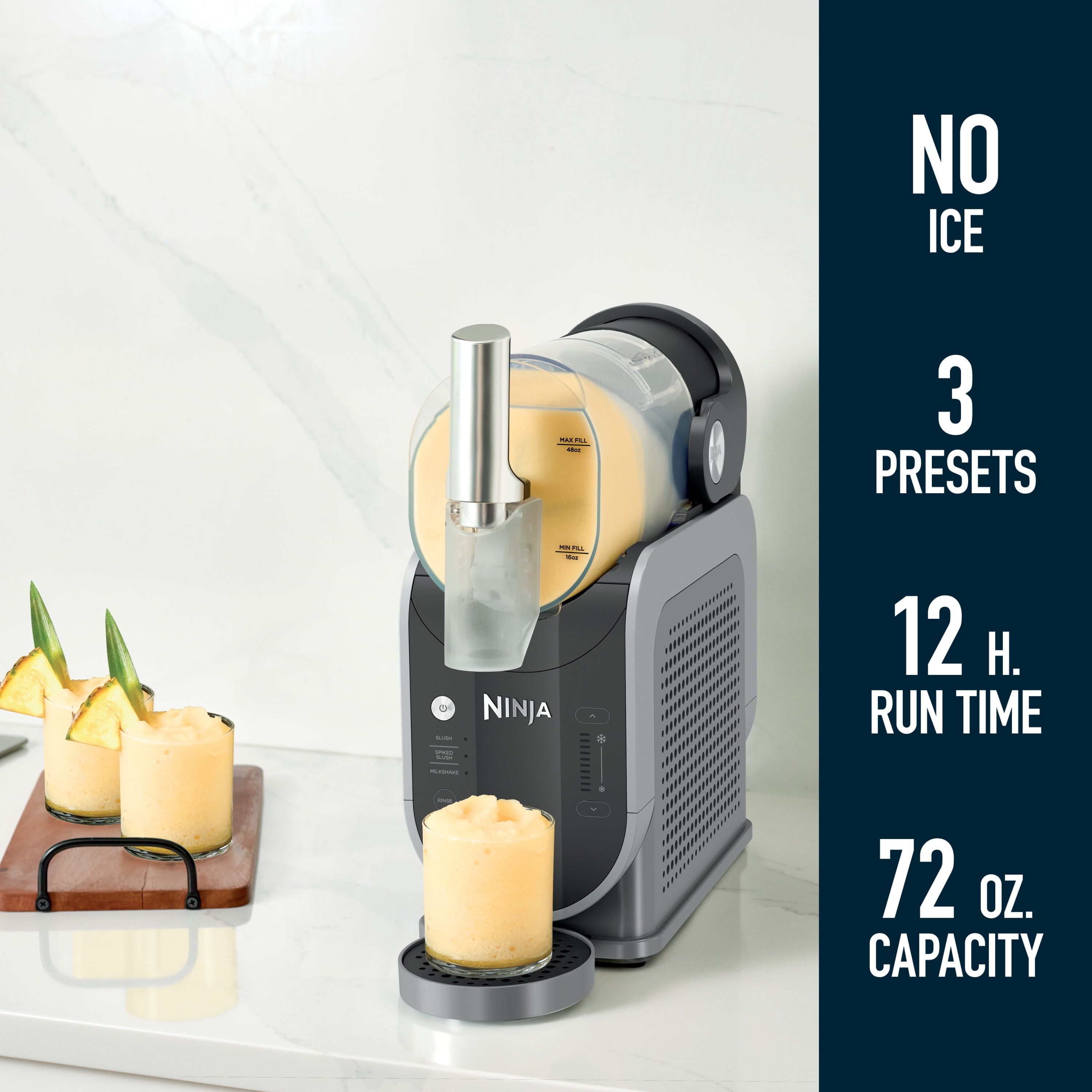 Ninja SLUSHi Frozen Drink Maker with RapidChill Technology (Gray, 72 fl oz) ap95f