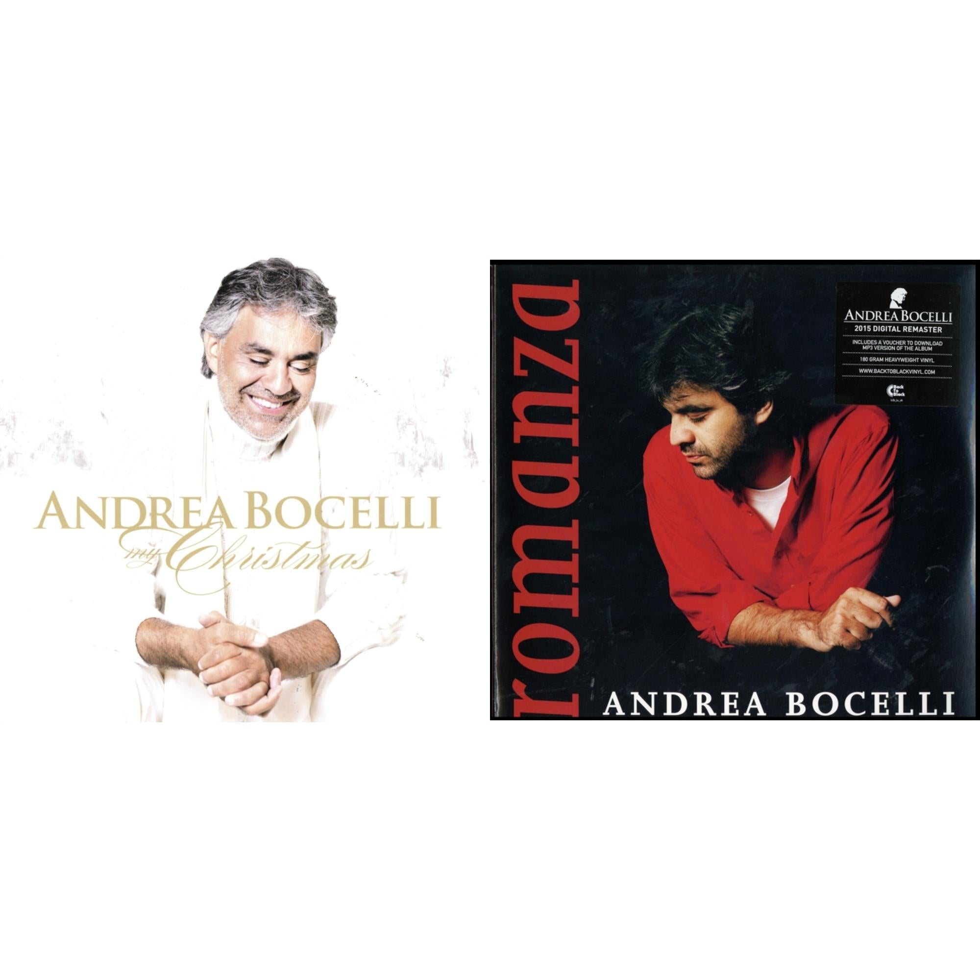 Andrea Bocelli Romanza & My Christmas (2 LP Vinyl Bundle) font9