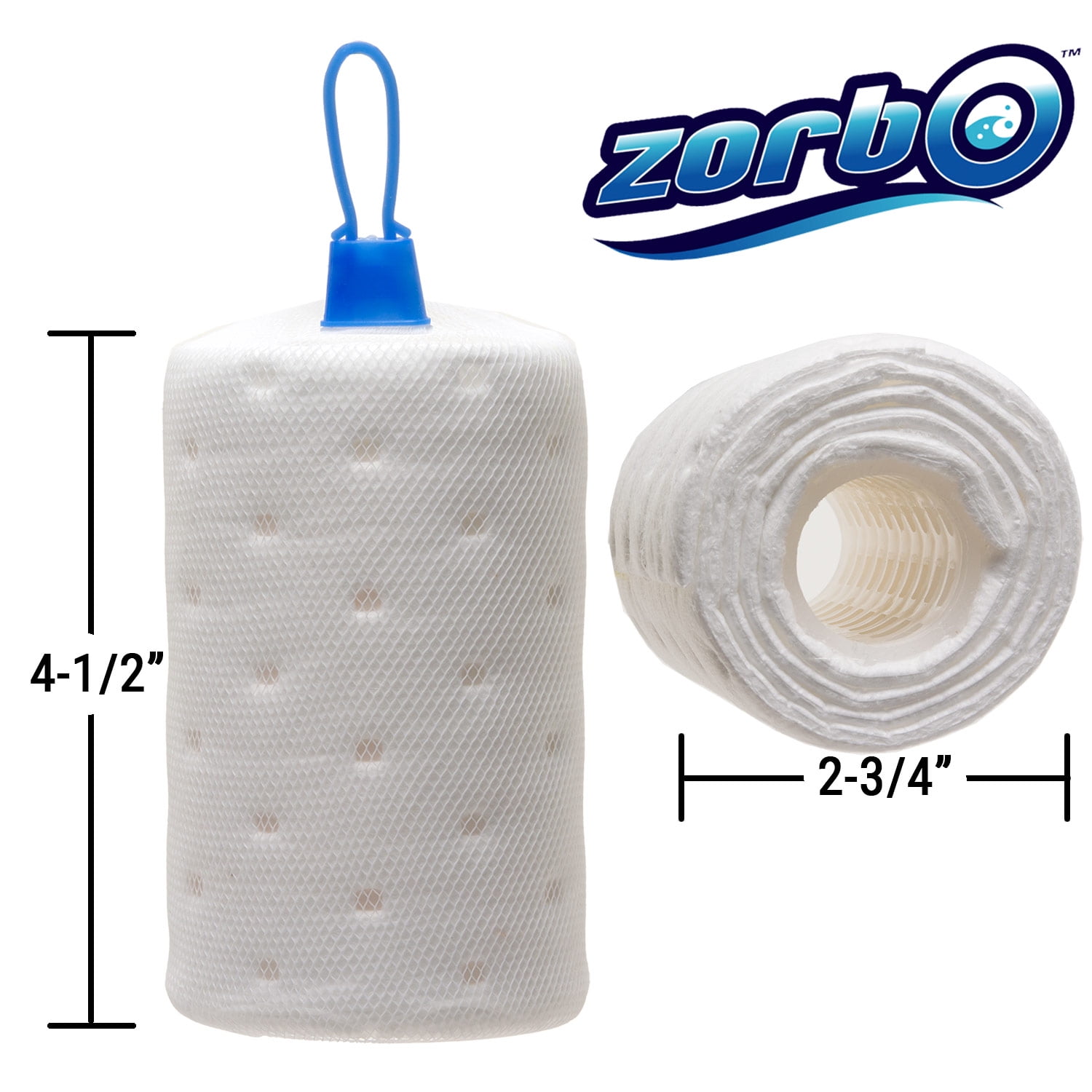 ZorbO Hot Tub Spa and Pool Oil Scum Absorber for Cleaner Water (4.5 in x 2.75 in) 5coy4