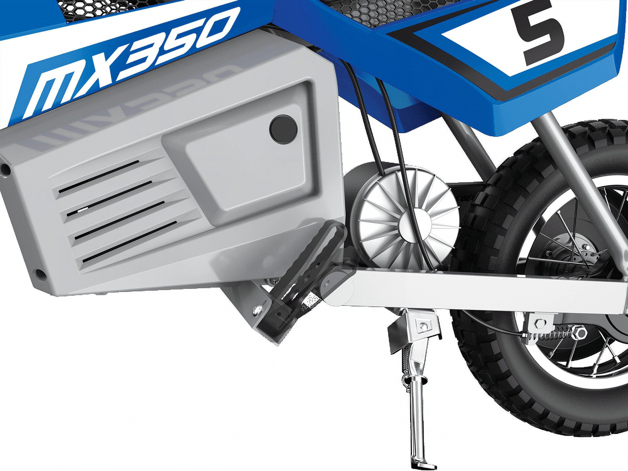 Razor Dirt Rocket MX350 Electric Dirt Bike (Blue, 43.7 in x 28 in x 21.7 in) njajz