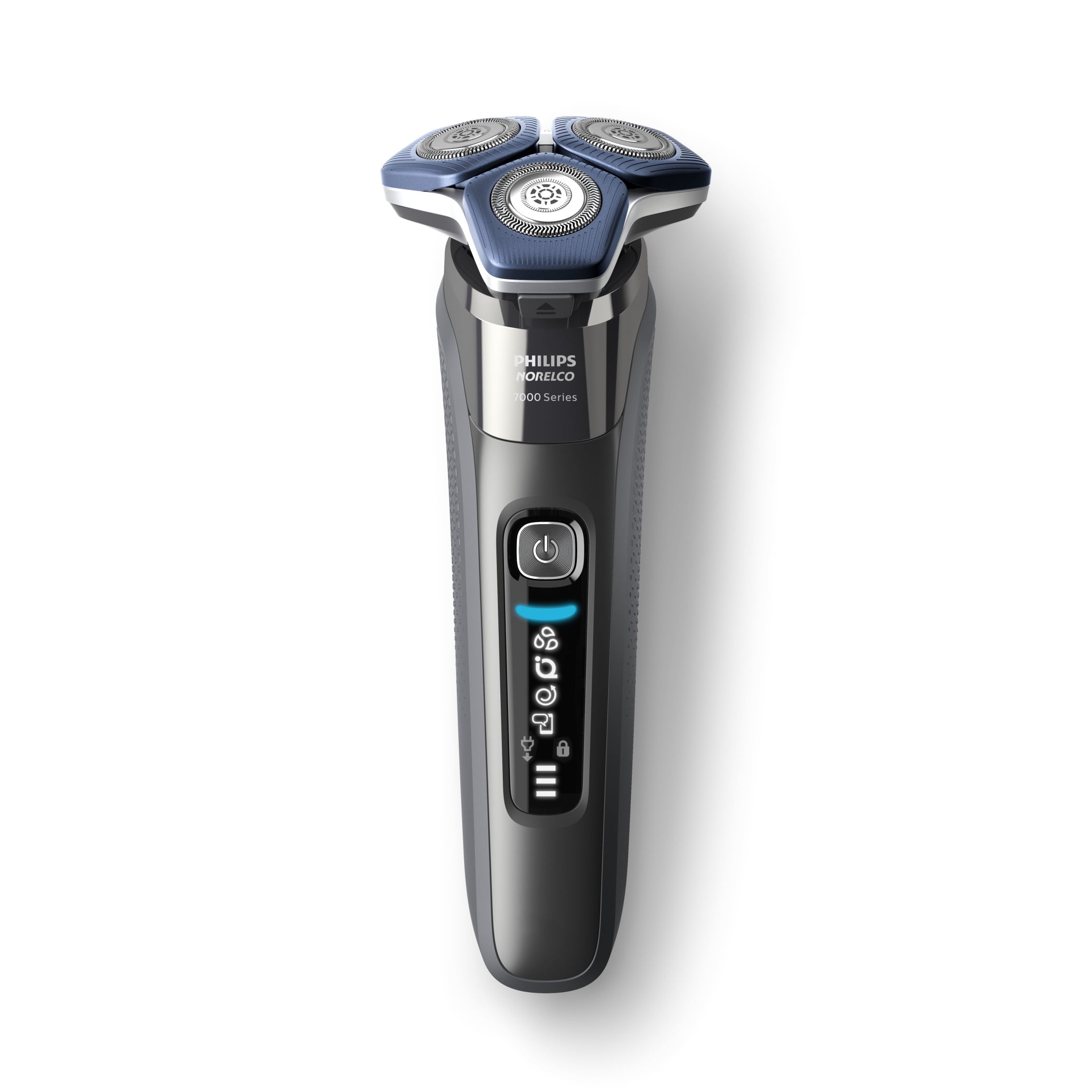 Philips Norelco Shaver 7200 Rechargeable Wet & Dry Electric Shaver with SenseIQ Technology and Pop-Up Trimmer (Black, 1 Count) kwxpd
