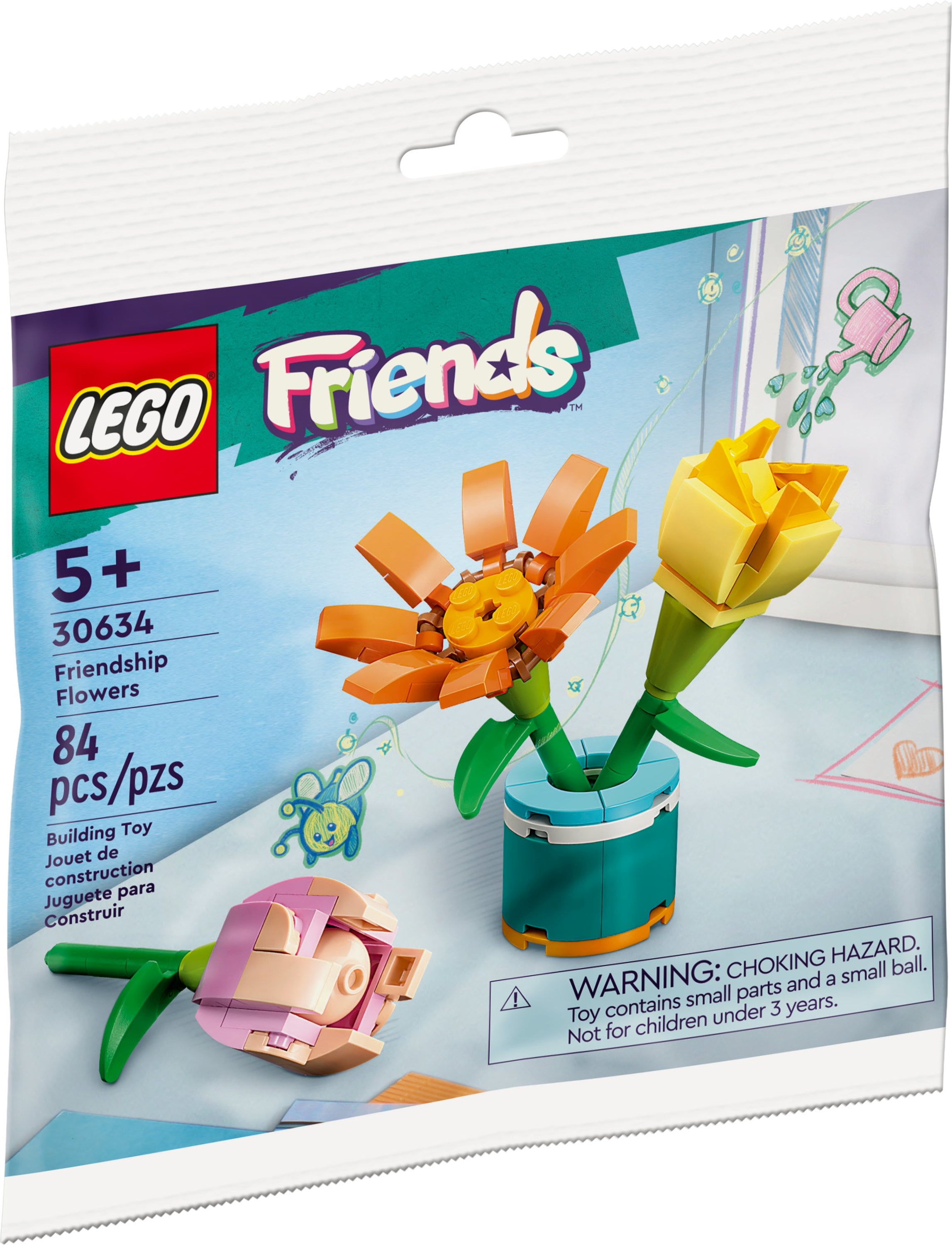 LEGO Friends Friendship Flowers Building Kit (Red, 1 Set) ku5qo