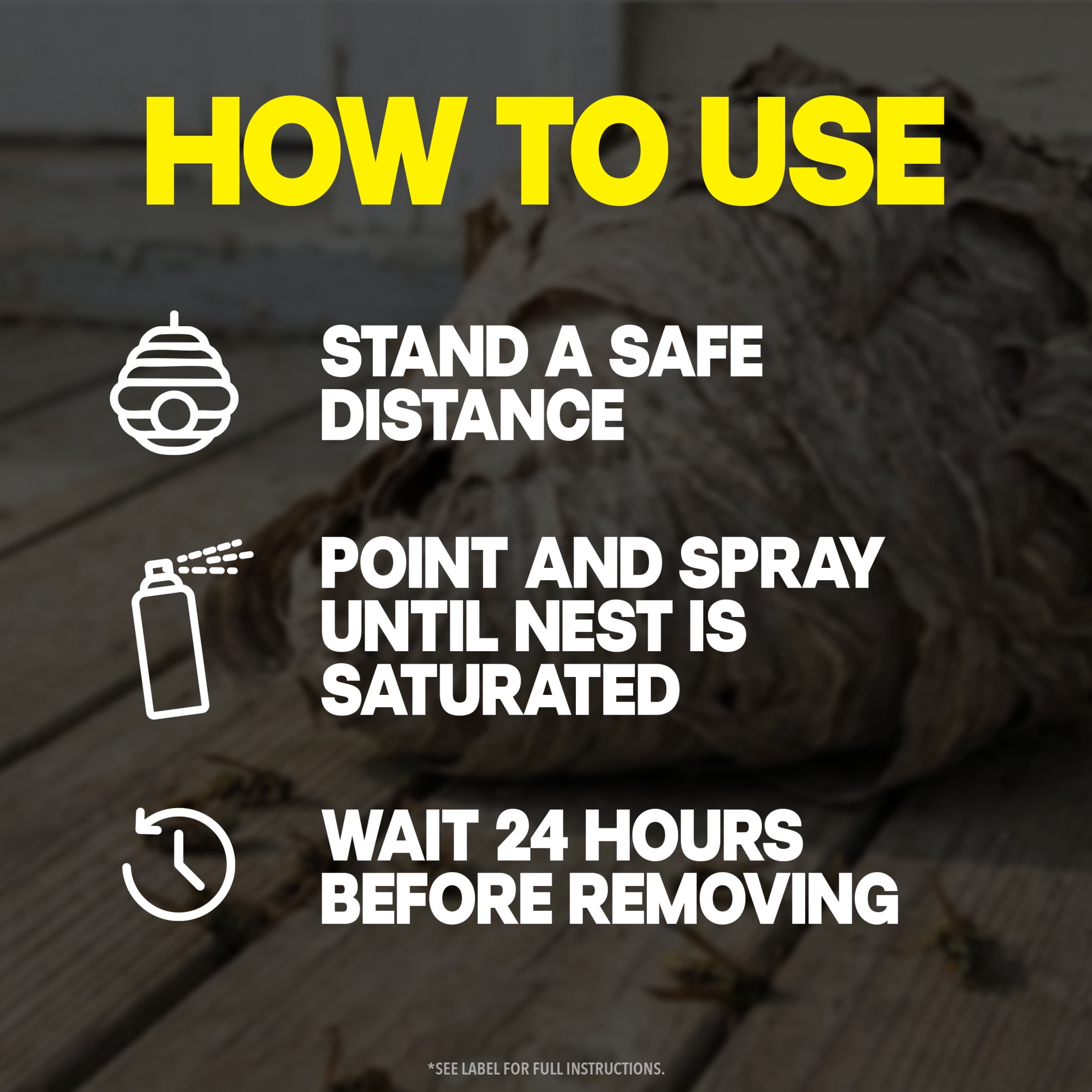 Raid Wasp and Hornet Killer 33 Outdoor Insecticide Spray (2 Pack, 14 oz each) 3e5kk