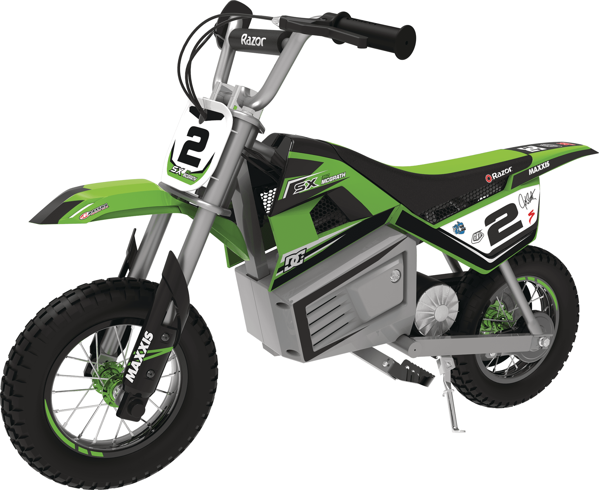 Razor Dirt Rocket SX350 Electric Motocross Bike for Kids (Green, 14 mph) i1lsf