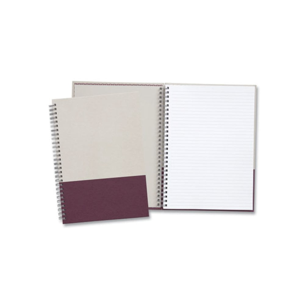 WorkLife Brands TRU RED Hard Cover Ruled Notebook (Gray/Purple, 6.5 in x 9.5 in) 95z4w