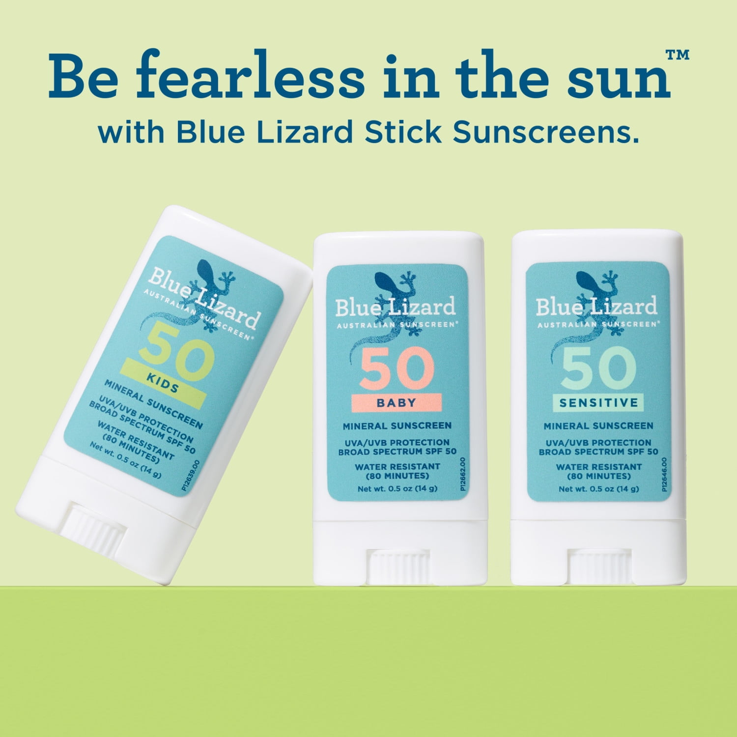 Blue Lizard Kids Mineral SPF 50 Sunscreen Stick (Blue, 0.5 oz) tfskl