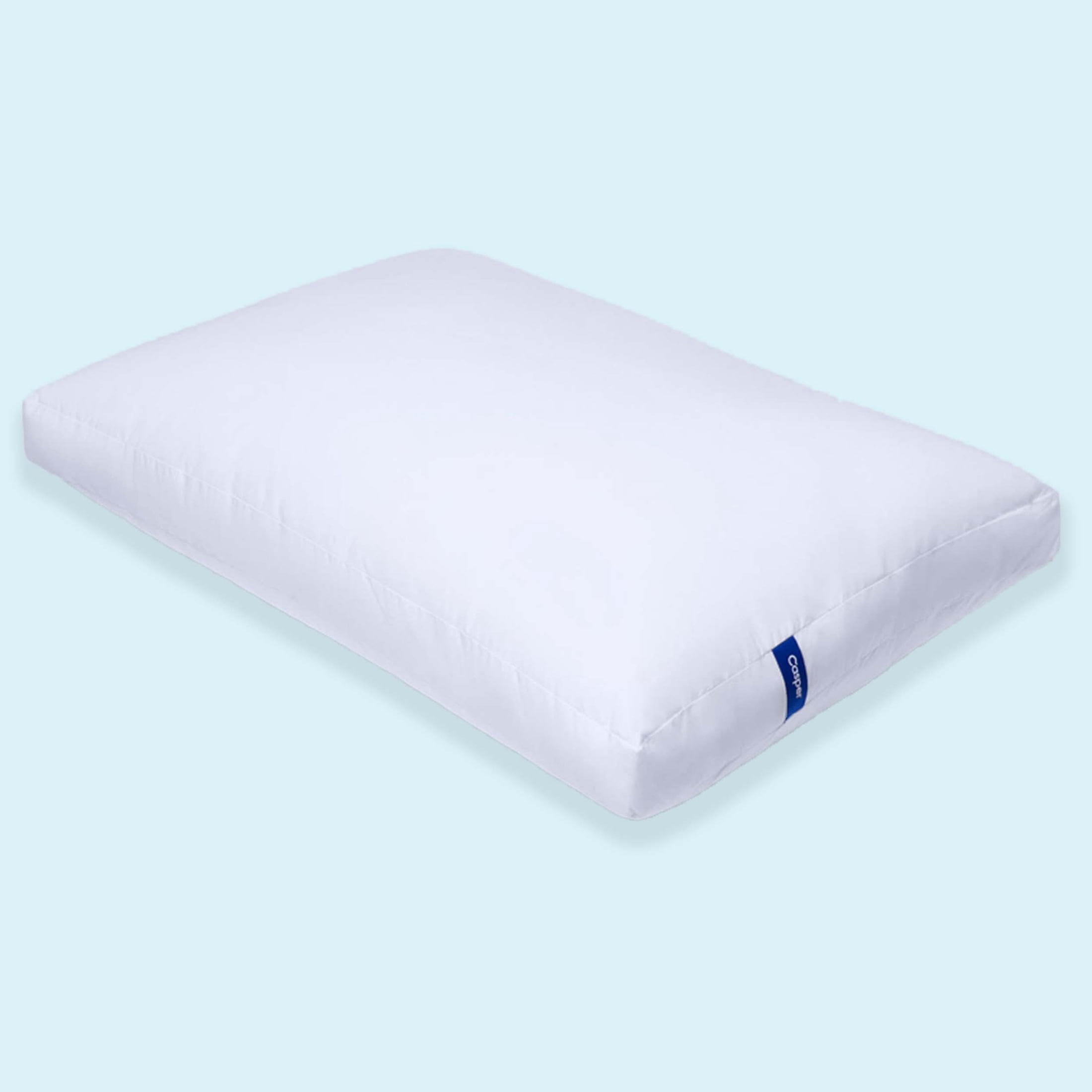 Casper Sleep Essential Pillow, Breathable Down Alternative Support (White, Standard) 4yk5k