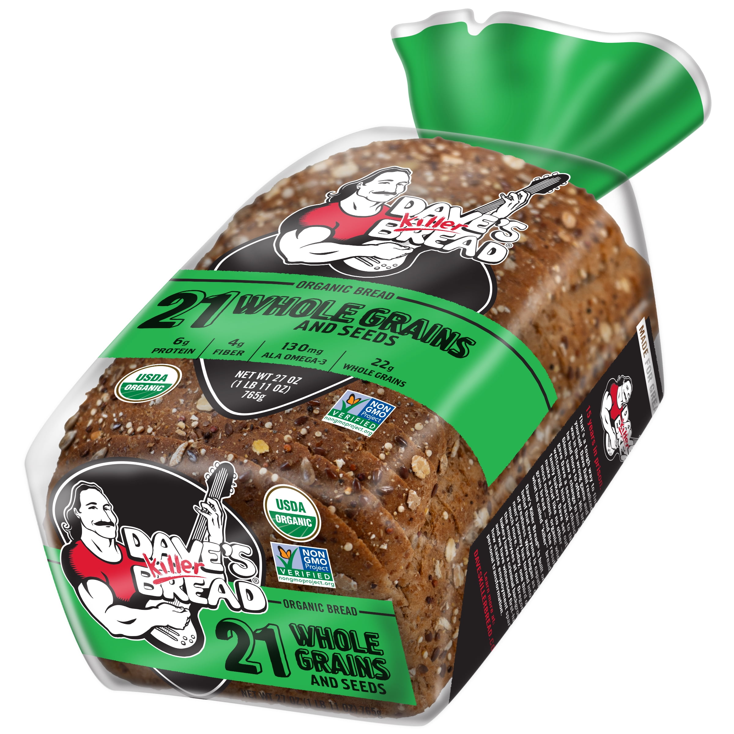 Dave's Killer Bread 21 Whole Grains and Seeds Organic Sandwich Bread (27 oz) aof1x