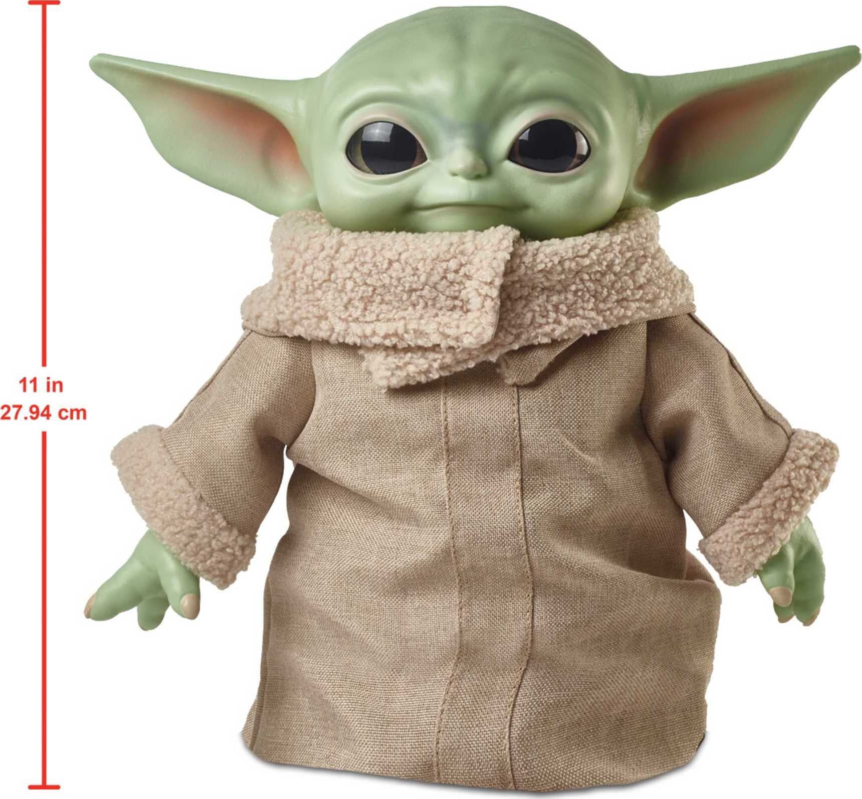 Star Wars The Child Plush Toy, Mandalorian Grogu Soft Stuffed Figure (Green, 11 in) p37pv