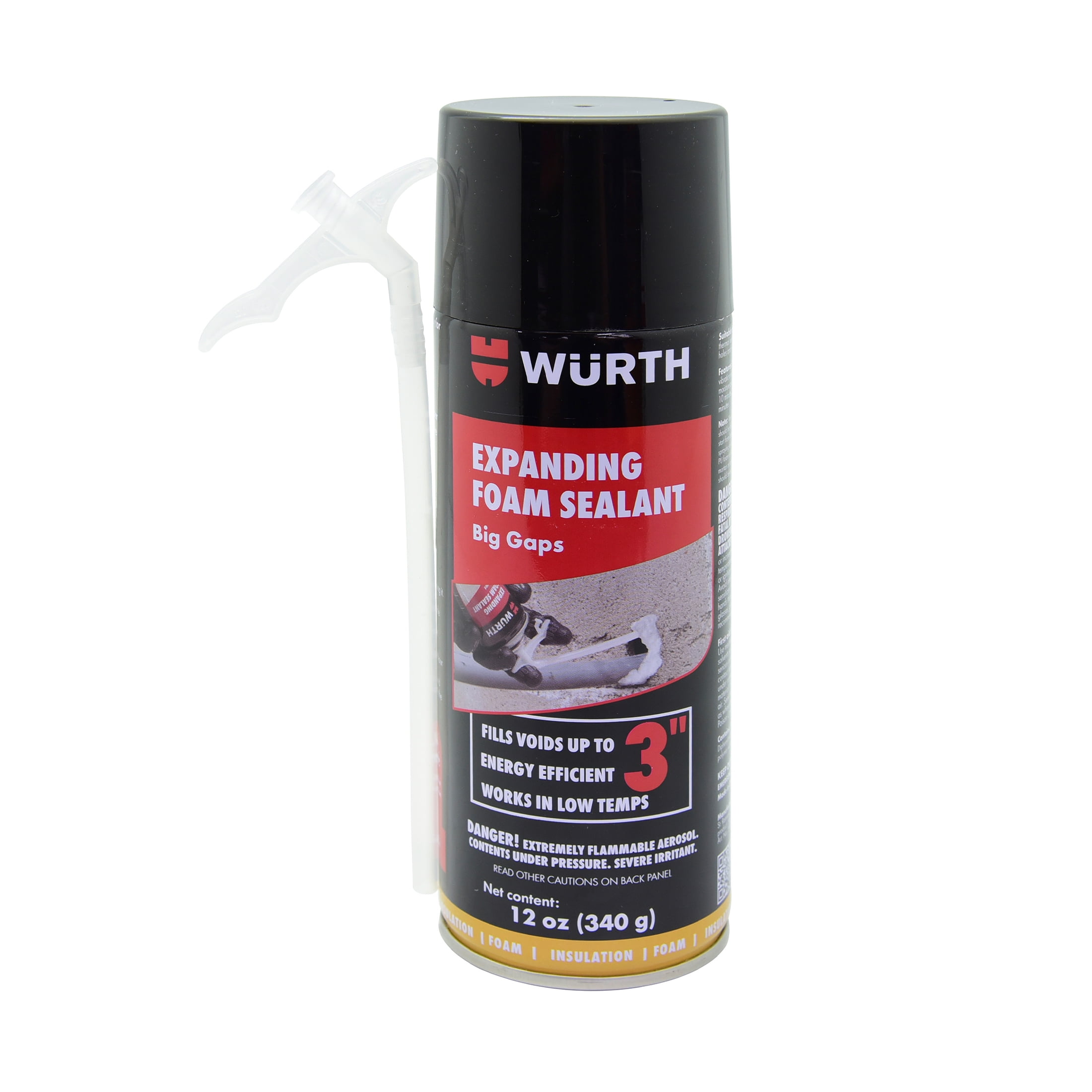 Würth Expanding Foam Sealant Insulation Filler (White, 2-Pack, 24 oz Total) d5va3 - Image 8