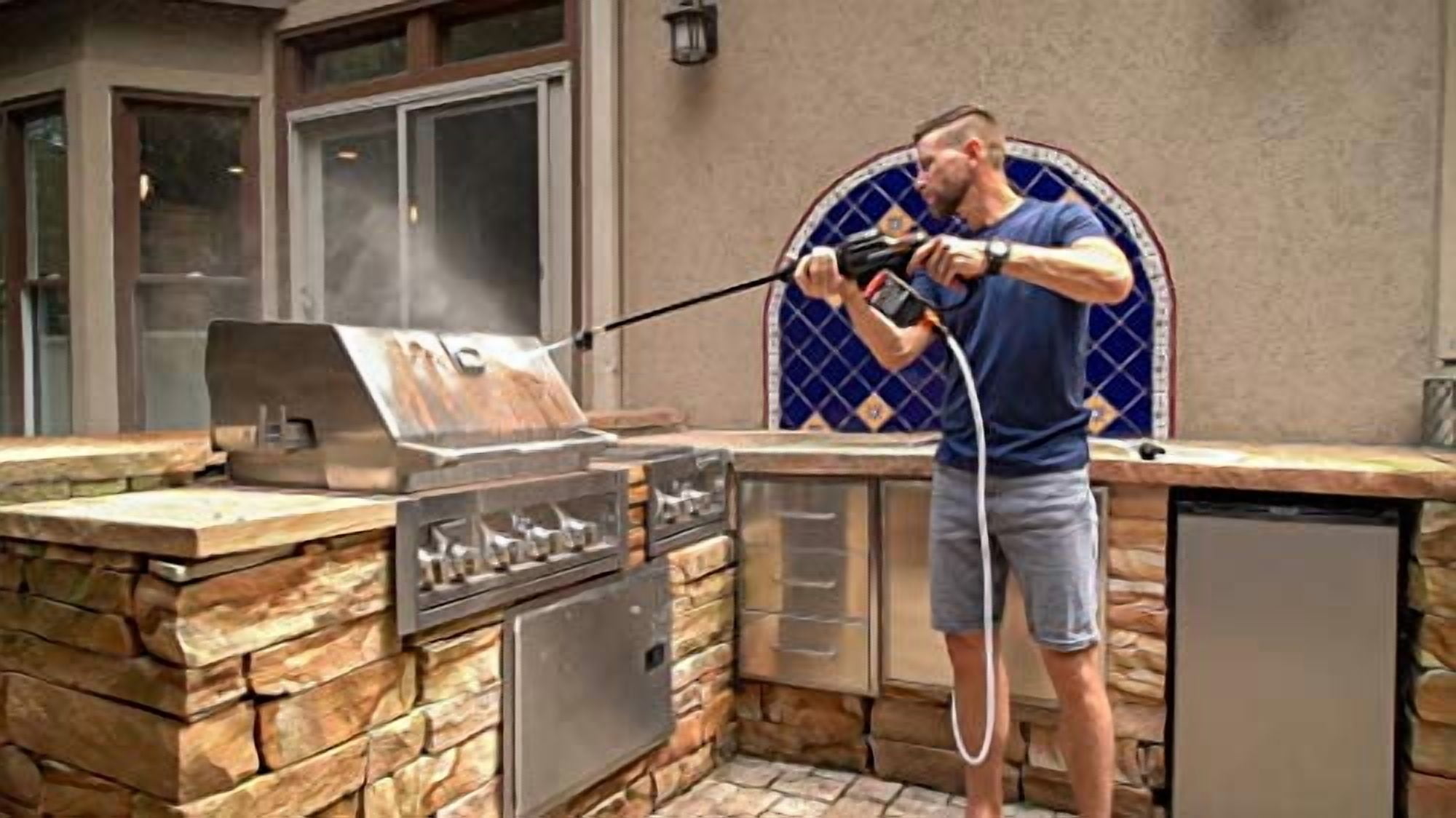 WORX 20V Brushless Hydroshot Cordless High Flow Pressure Washer (350 PSI, 5-in-1 Nozzle) frxip