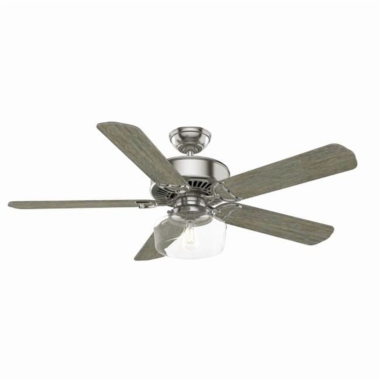 Casablanca Panama Ceiling Fan with Handheld Remote (Brushed Nickel, 54 in) 4uo7r